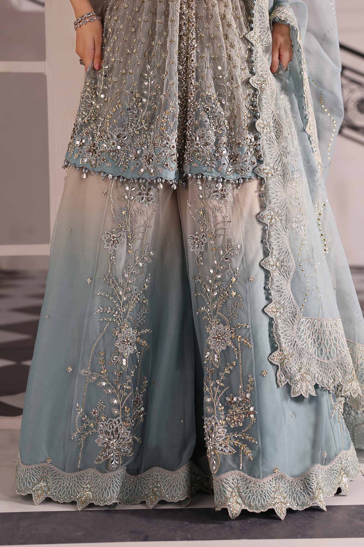 Maria B | Mbroidered 2025 | BD-3002 by Maria B - Designer Dress  - Type : Ladies Clothes - Available at Libayah - 100% Original 