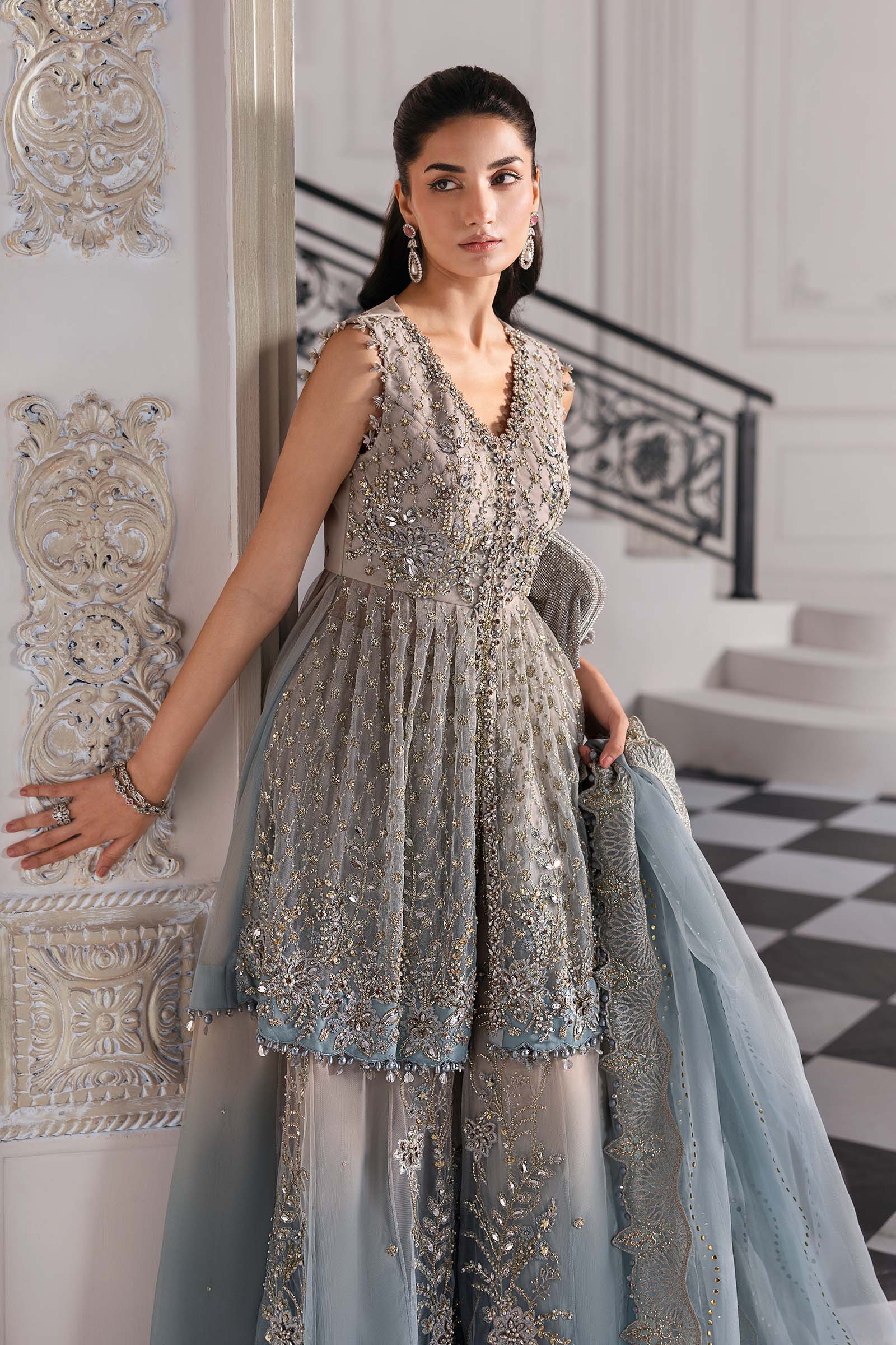 Maria B | Mbroidered 2025 | BD-3002 by Maria B - Designer Dress  - Type : Ladies Clothes - Available at Libayah - 100% Original 