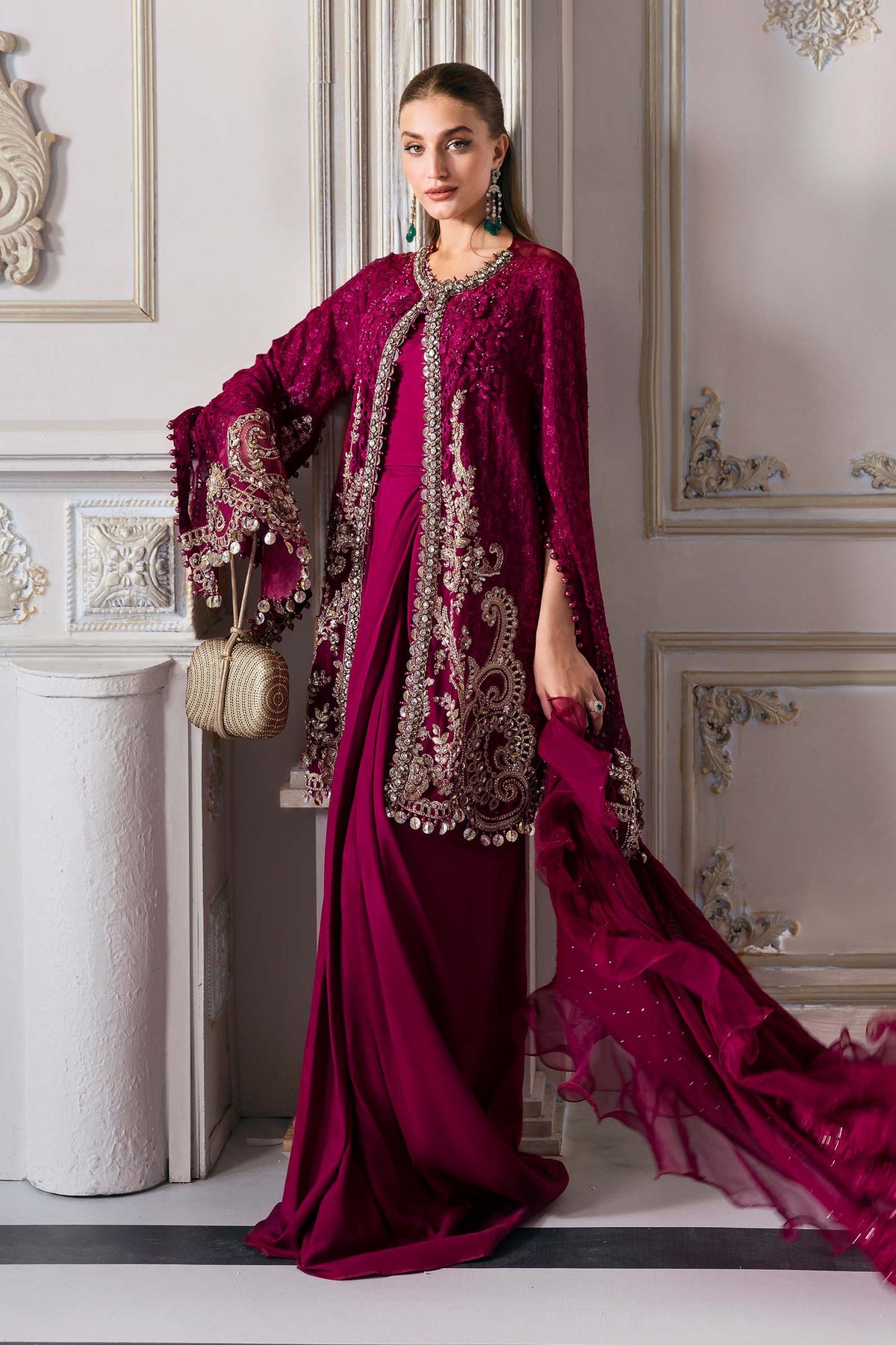 Maria B | Mbroidered 2025 | BD-3003 by Maria B - Designer Dress  - Type : Ladies Clothes - Available at Libayah - 100% Original 