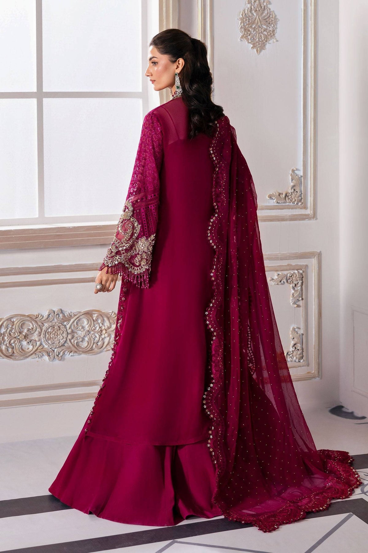 Maria B | Mbroidered 2025 | BD-3003 by Maria B - Designer Dress  - Type : Ladies Clothes - Available at Libayah - 100% Original 