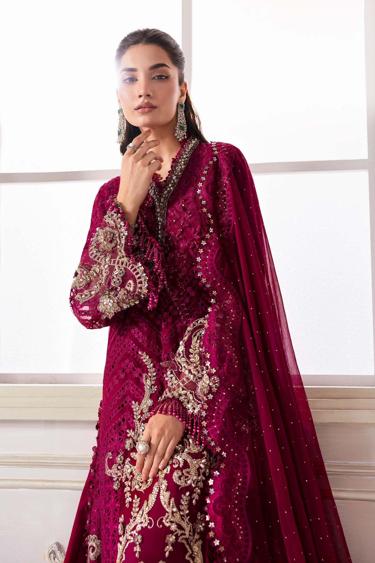 Maria B | Mbroidered 2025 | BD-3003 by Maria B - Designer Dress  - Type : Ladies Clothes - Available at Libayah - 100% Original 