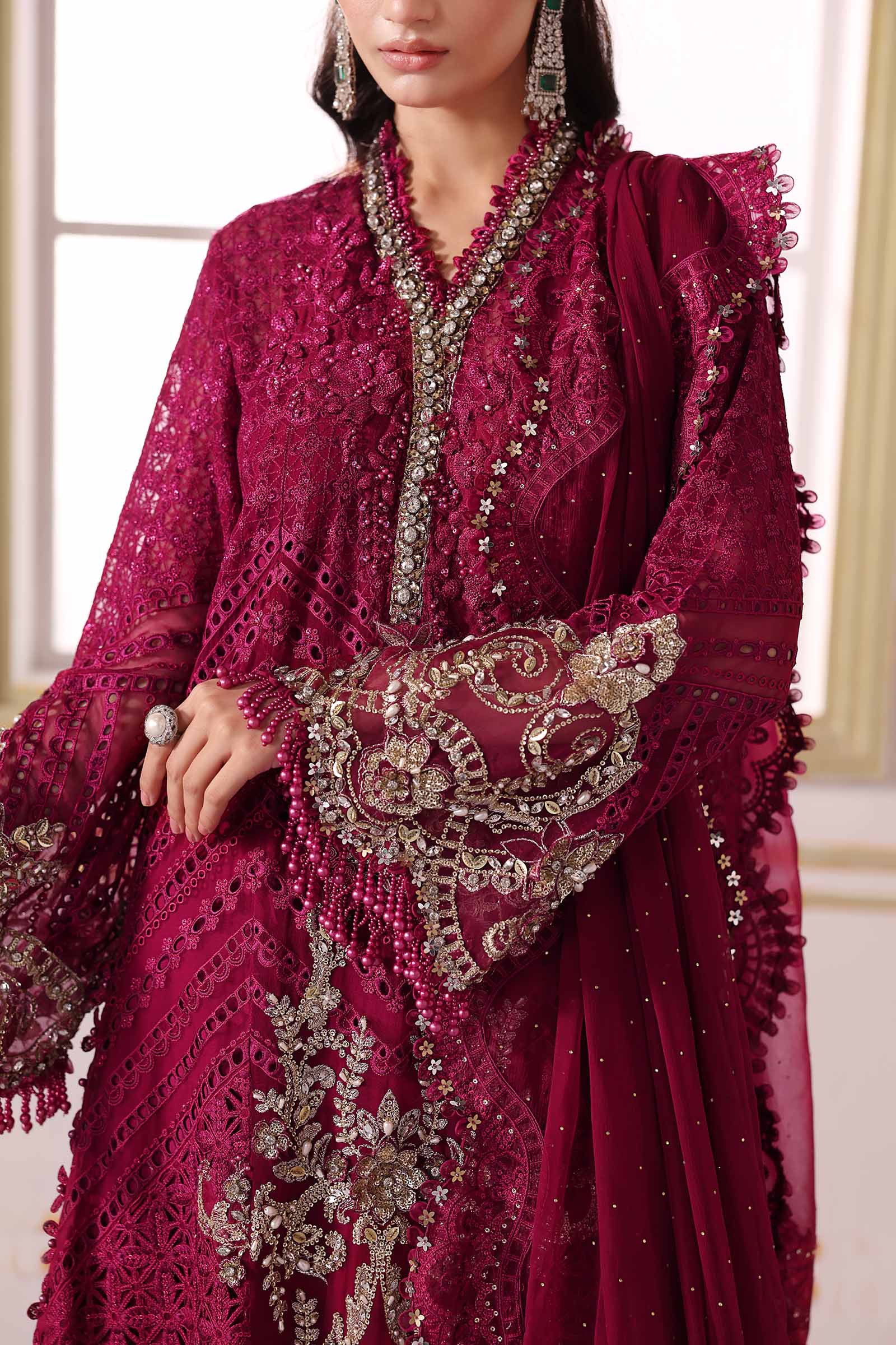 Maria B | Mbroidered 2025 | BD-3003 by Maria B - Designer Dress  - Type : Ladies Clothes - Available at Libayah - 100% Original 