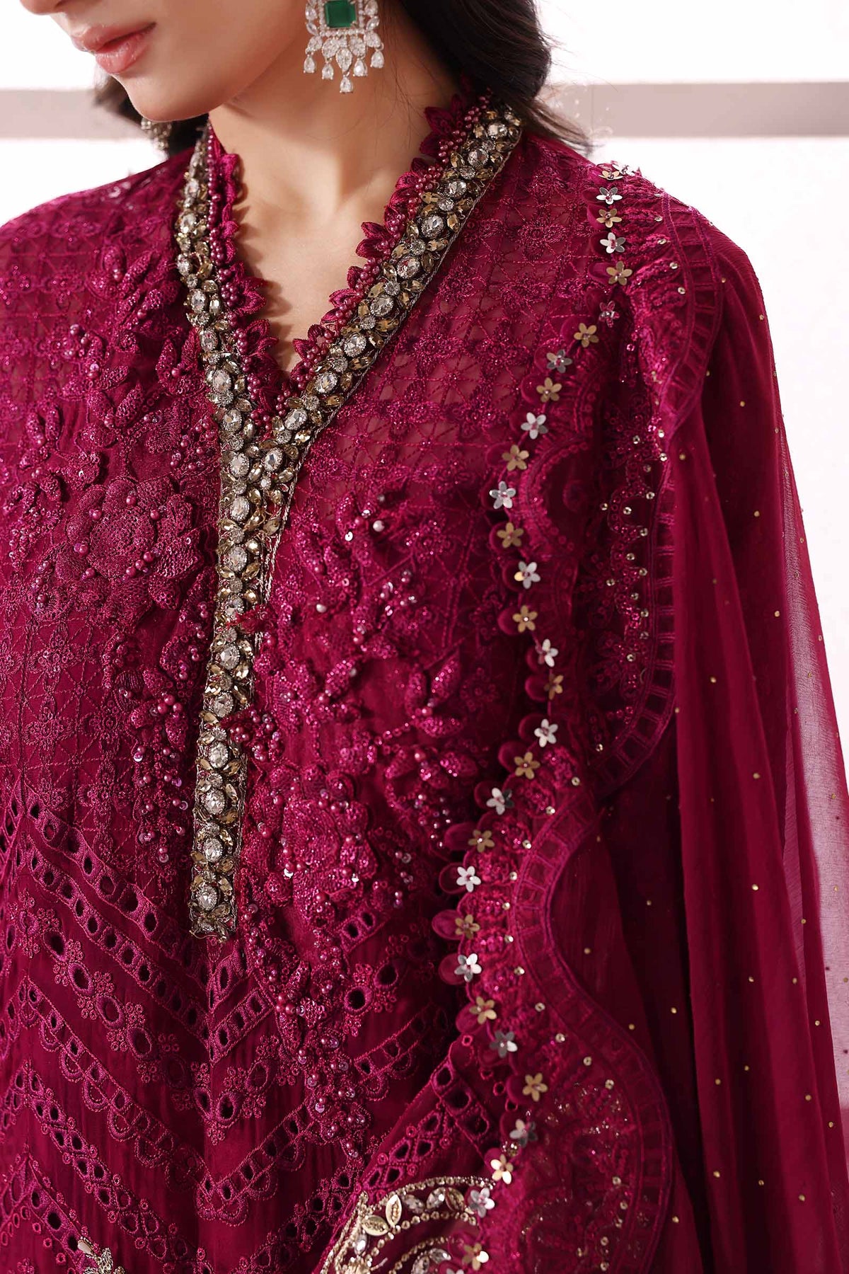 Maria B | Mbroidered 2025 | BD-3003 by Maria B - Designer Dress  - Type : Ladies Clothes - Available at Libayah - 100% Original 
