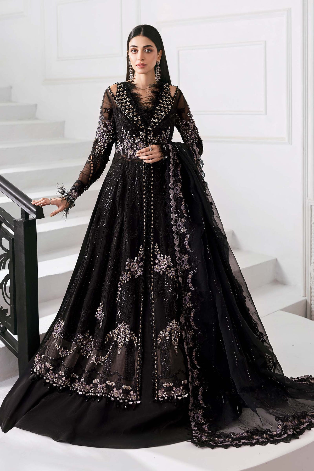 Maria B | Mbroidered 2025 | BD-3004 by Maria B - Designer Dress  - Type : Ladies Clothes - Available at Libayah - 100% Original 