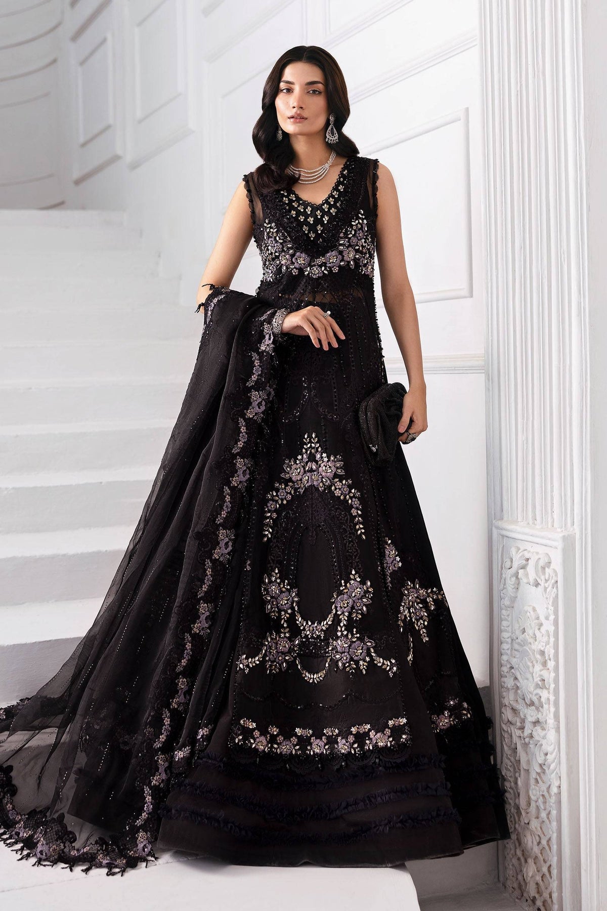 Maria B | Mbroidered 2025 | BD-3004 by Maria B - Designer Dress  - Type : Ladies Clothes - Available at Libayah - 100% Original 