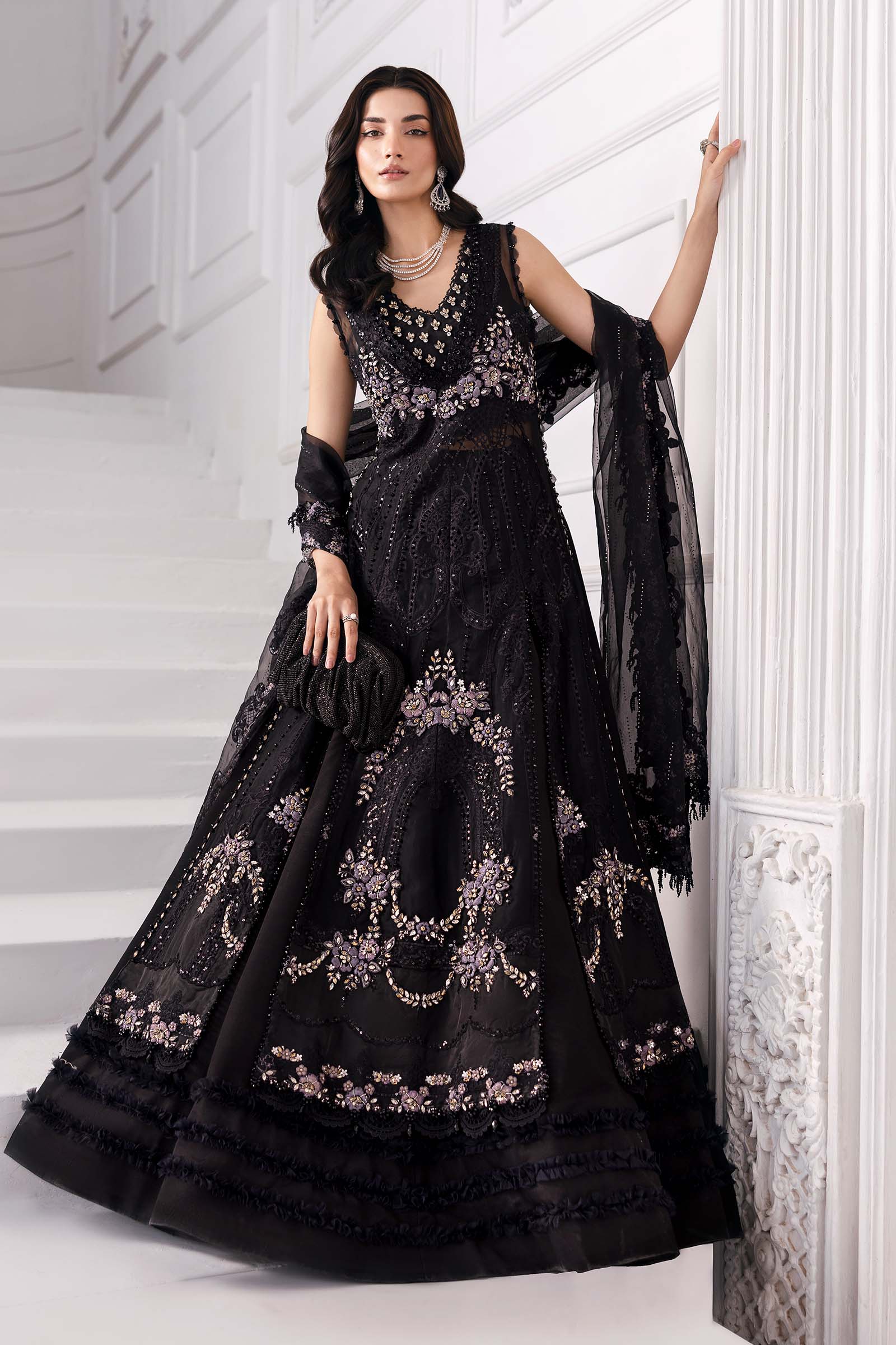 Maria B | Mbroidered 2025 | BD-3004 by Maria B - Designer Dress  - Type : Ladies Clothes - Available at Libayah - 100% Original 