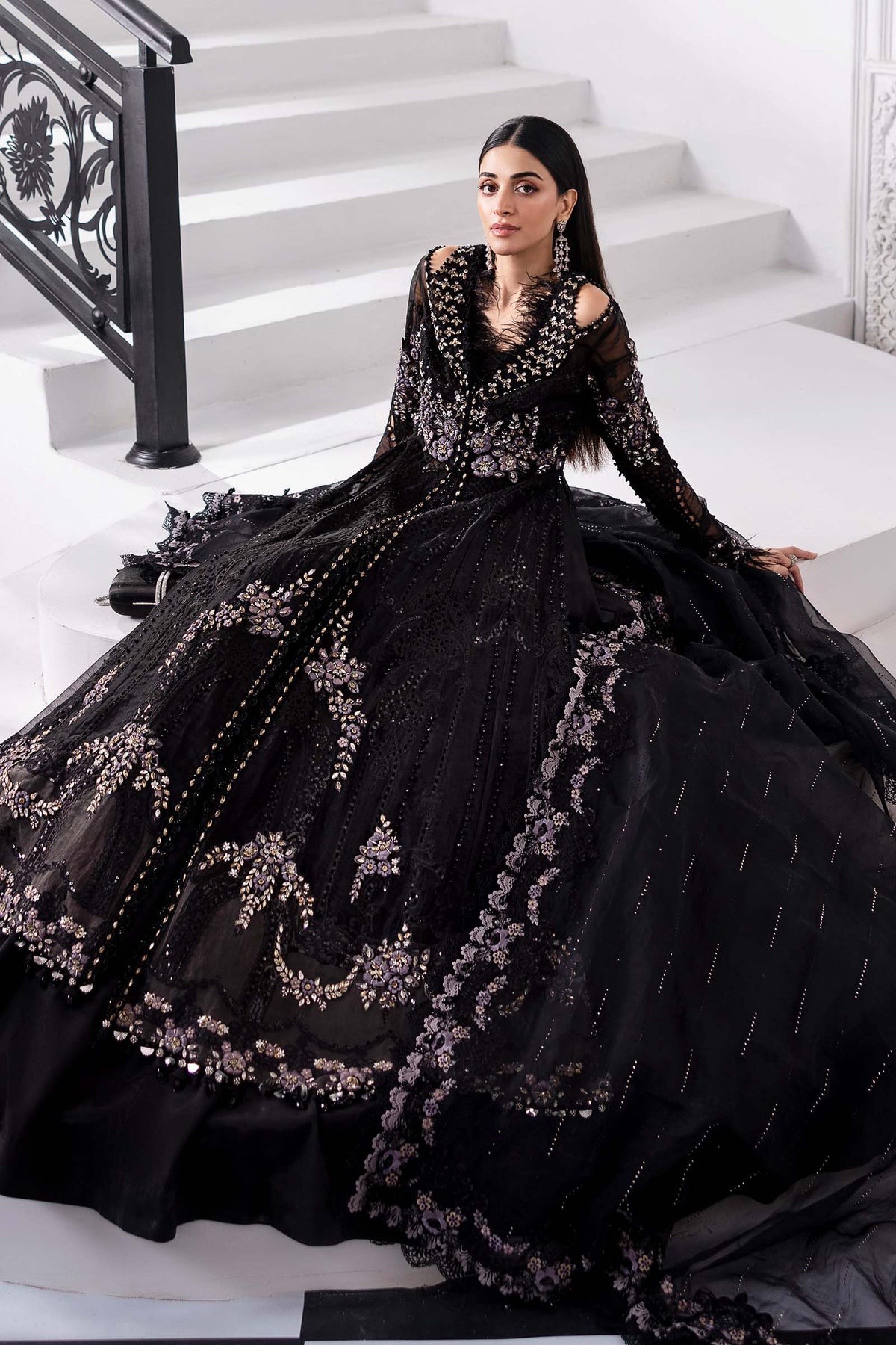 Maria B | Mbroidered 2025 | BD-3004 by Maria B - Designer Dress  - Type : Ladies Clothes - Available at Libayah - 100% Original 