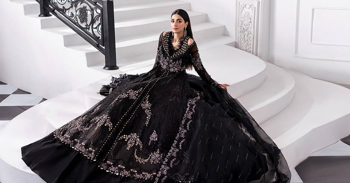 Maria B | Mbroidered 2025 | BD-3004 by Maria B - Designer Dress  - Type : Ladies Clothes - Available at Libayah - 100% Original 
