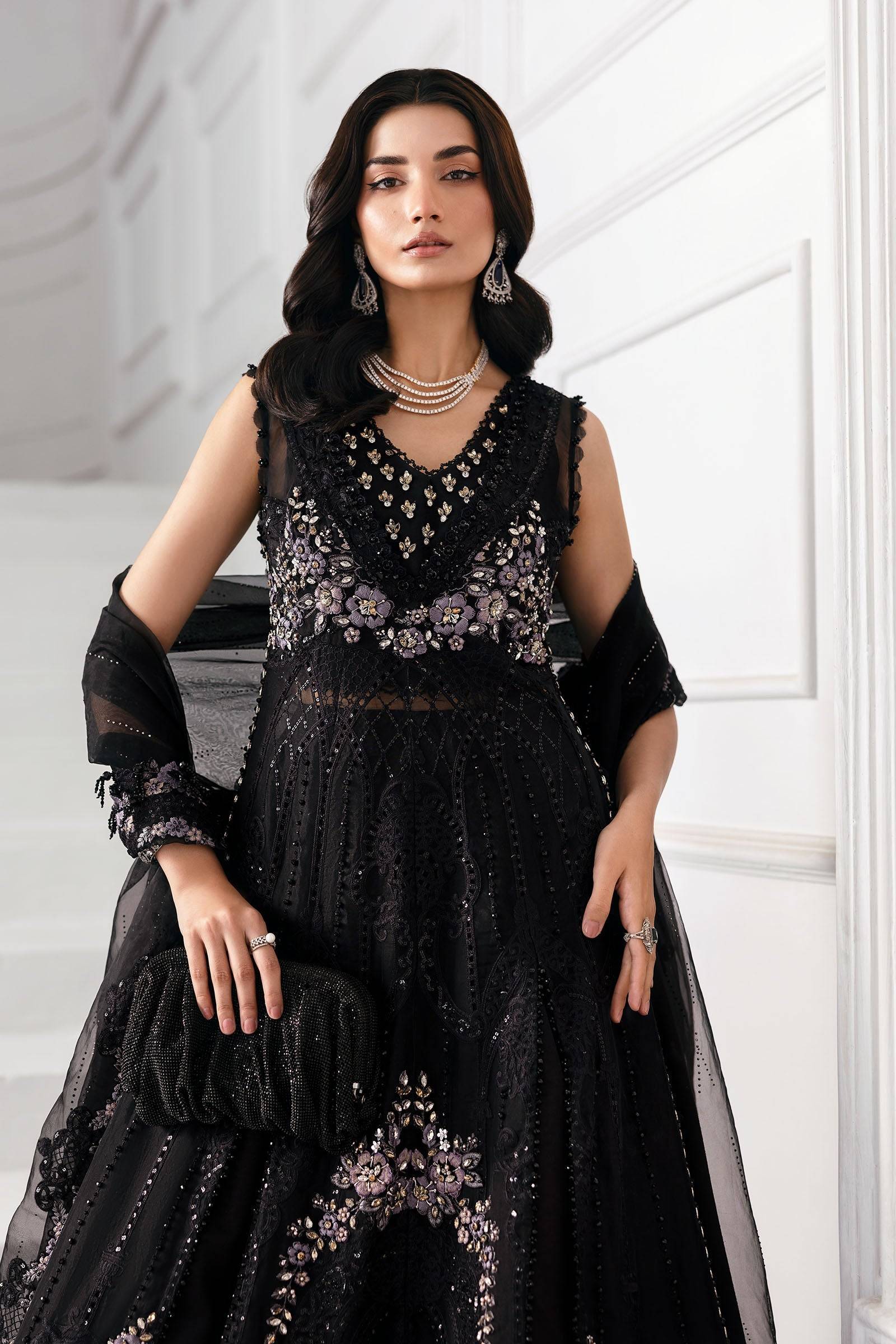 Maria B | Mbroidered 2025 | BD-3004 by Maria B - Designer Dress  - Type : Ladies Clothes - Available at Libayah - 100% Original 