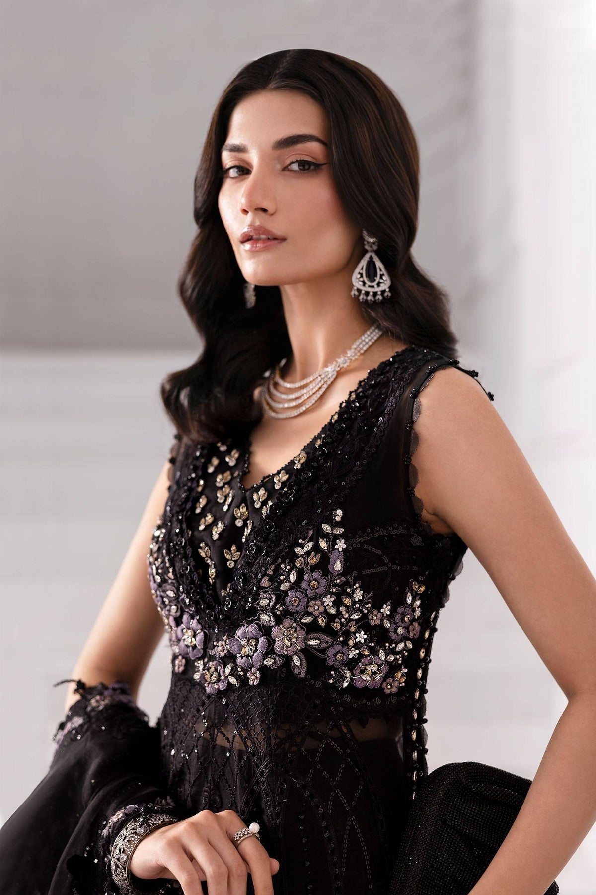 Maria B | Mbroidered 2025 | BD-3004 by Maria B - Designer Dress  - Type : Ladies Clothes - Available at Libayah - 100% Original 