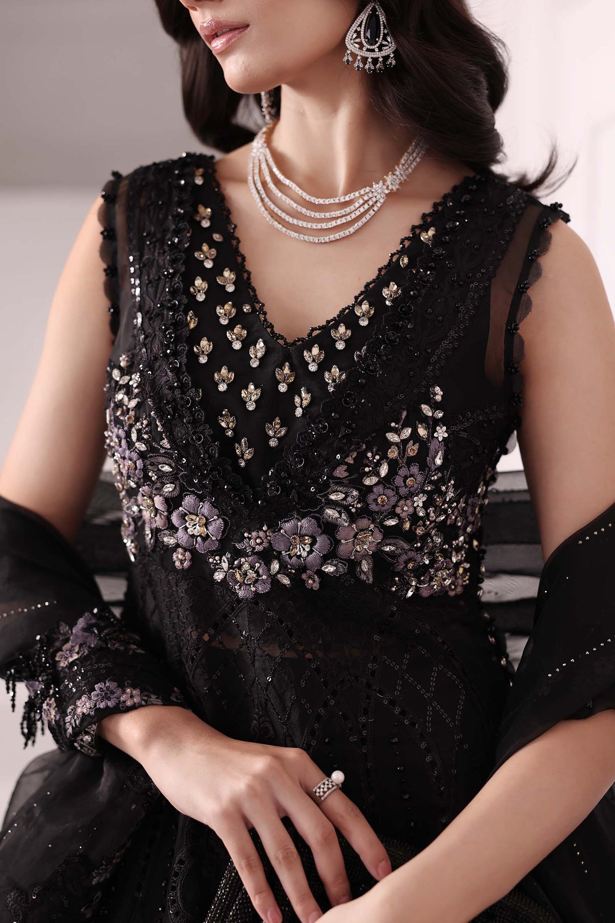 Maria B | Mbroidered 2025 | BD-3004 by Maria B - Designer Dress  - Type : Ladies Clothes - Available at Libayah - 100% Original 