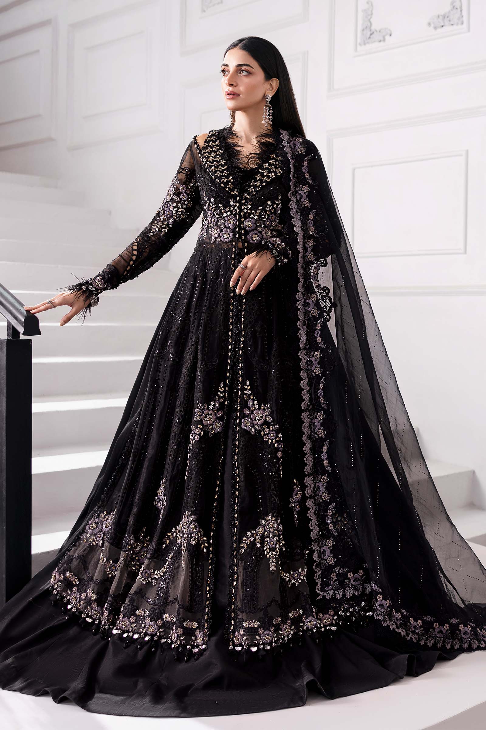 Maria B | Mbroidered 2025 | BD-3004 by Maria B - Designer Dress  - Type : Ladies Clothes - Available at Libayah - 100% Original 