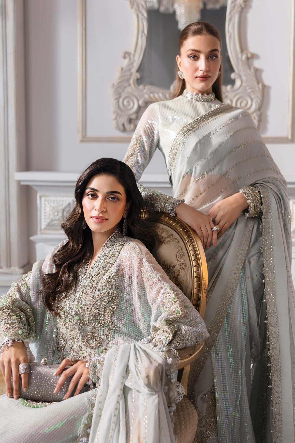 Maria B | Mbroidered 2025 | BD-3005 by Maria B - Designer Dress  - Type : Ladies Clothes - Available at Libayah - 100% Original 