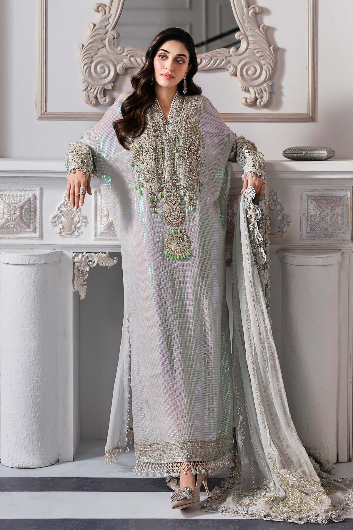 Maria B | Mbroidered 2025 | BD-3005 by Maria B - Designer Dress  - Type : Ladies Clothes - Available at Libayah - 100% Original 