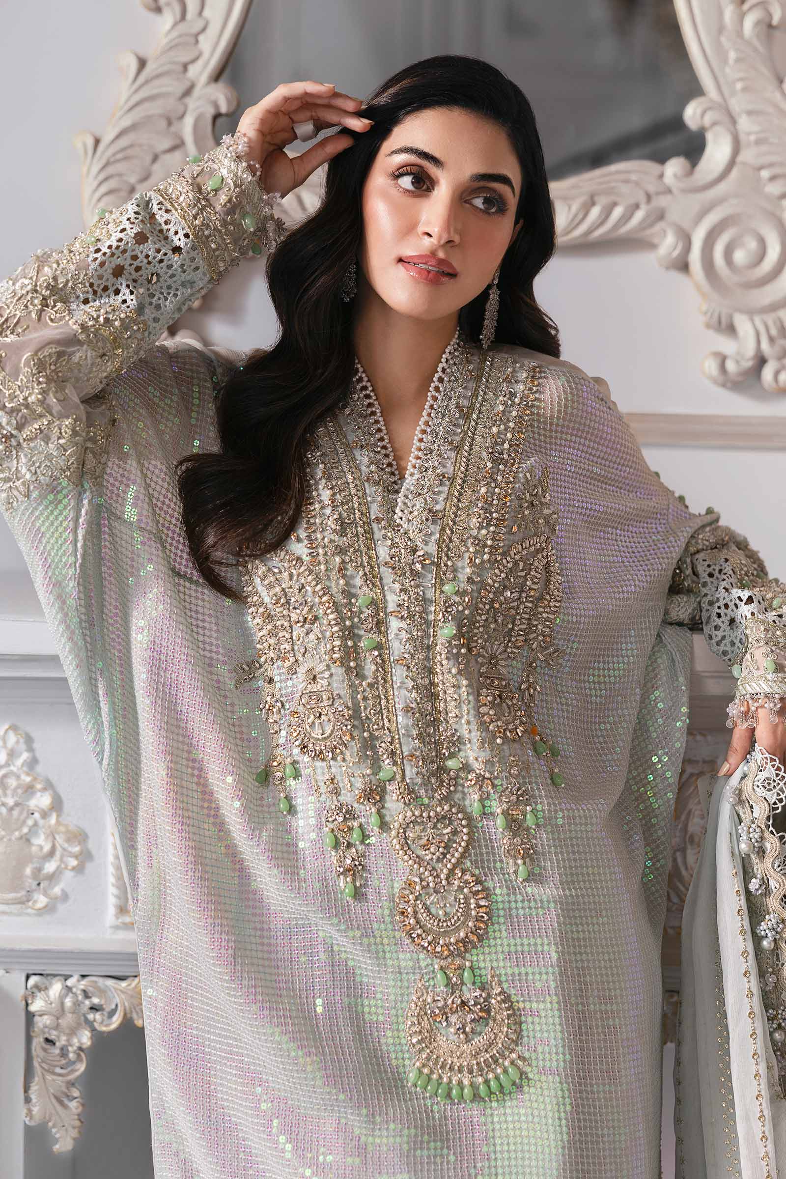 Maria B | Mbroidered 2025 | BD-3005 by Maria B - Designer Dress  - Type : Ladies Clothes - Available at Libayah - 100% Original 