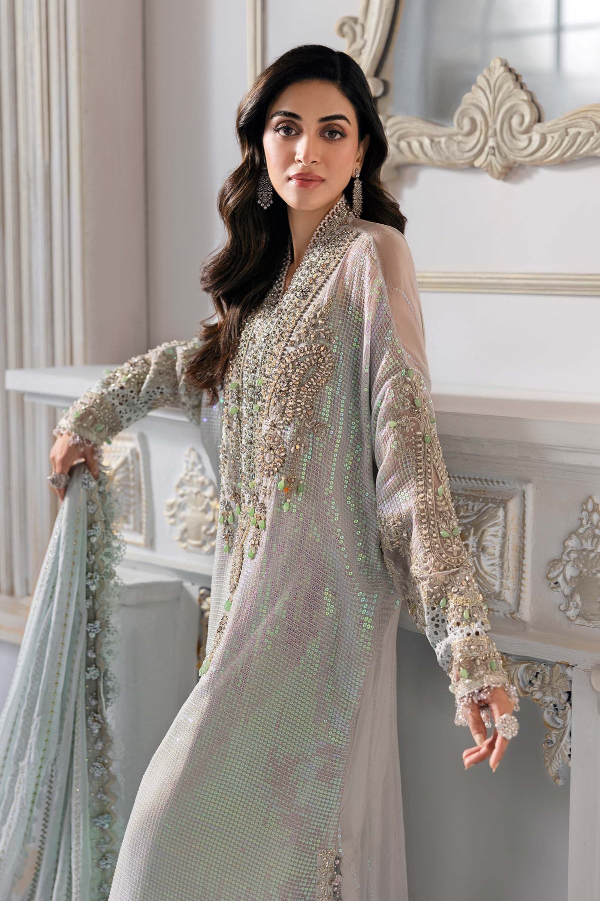 Maria B | Mbroidered 2025 | BD-3005 by Maria B - Designer Dress  - Type : Ladies Clothes - Available at Libayah - 100% Original 