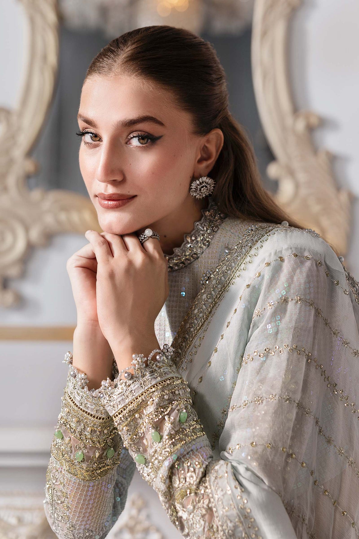 Maria B | Mbroidered 2025 | BD-3005 by Maria B - Designer Dress  - Type : Ladies Clothes - Available at Libayah - 100% Original 
