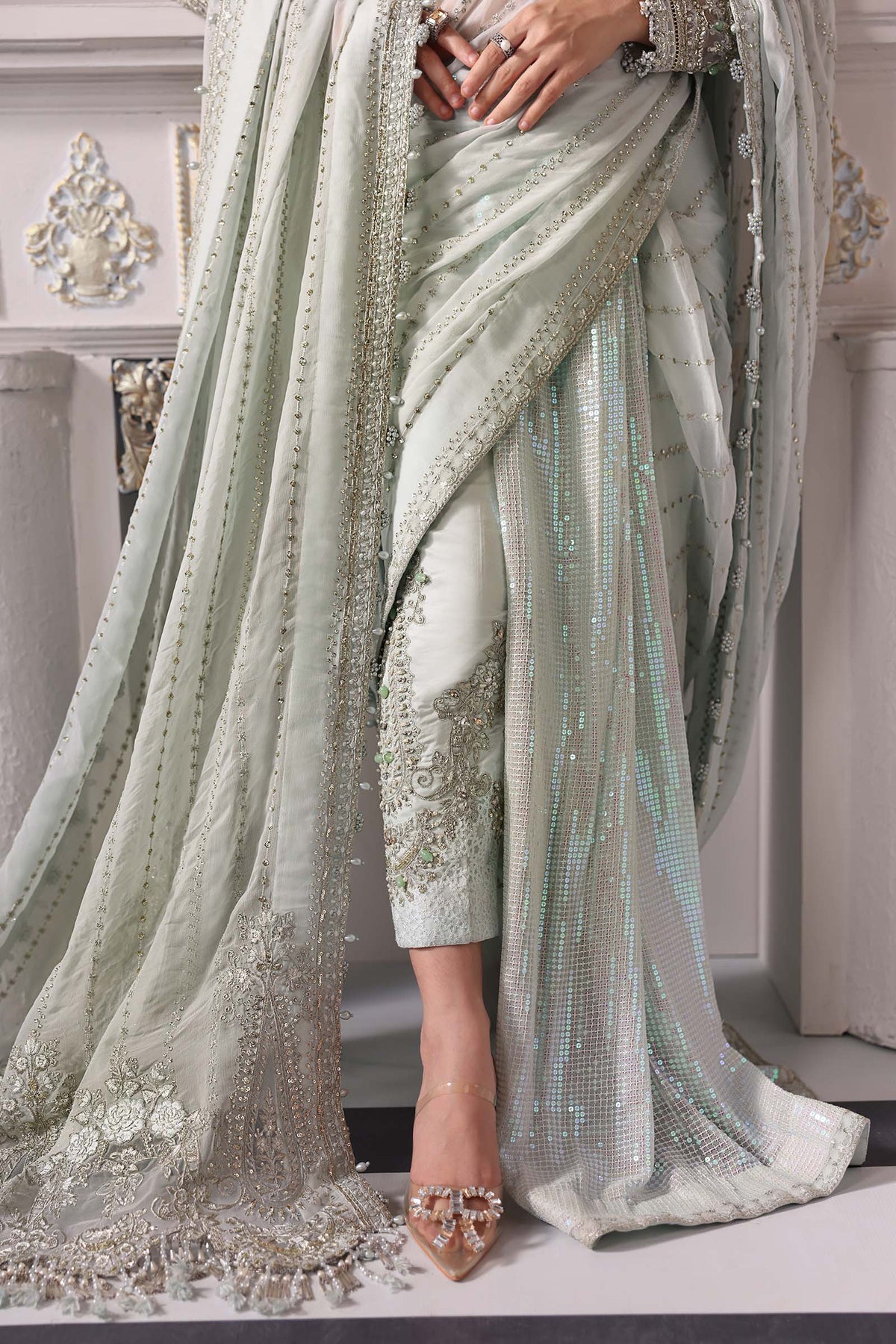 Maria B | Mbroidered 2025 | BD-3005 by Maria B - Designer Dress  - Type : Ladies Clothes - Available at Libayah - 100% Original 