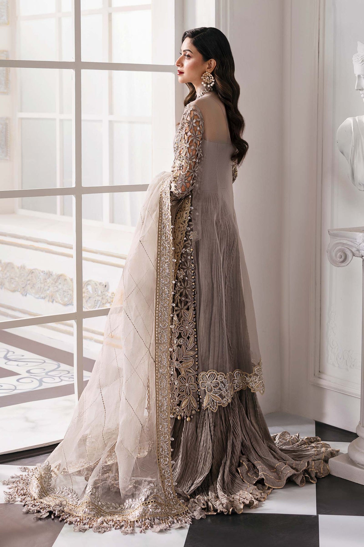 Maria B | Mbroidered 2025 | BD-3006 by Maria B - Designer Dress  - Type : Ladies Clothes - Available at Libayah - 100% Original 