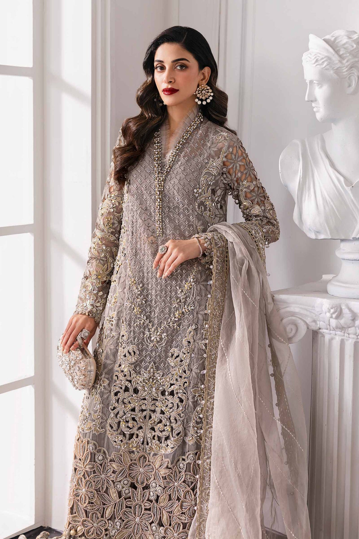 Maria B | Mbroidered 2025 | BD-3006 by Maria B - Designer Dress  - Type : Ladies Clothes - Available at Libayah - 100% Original 