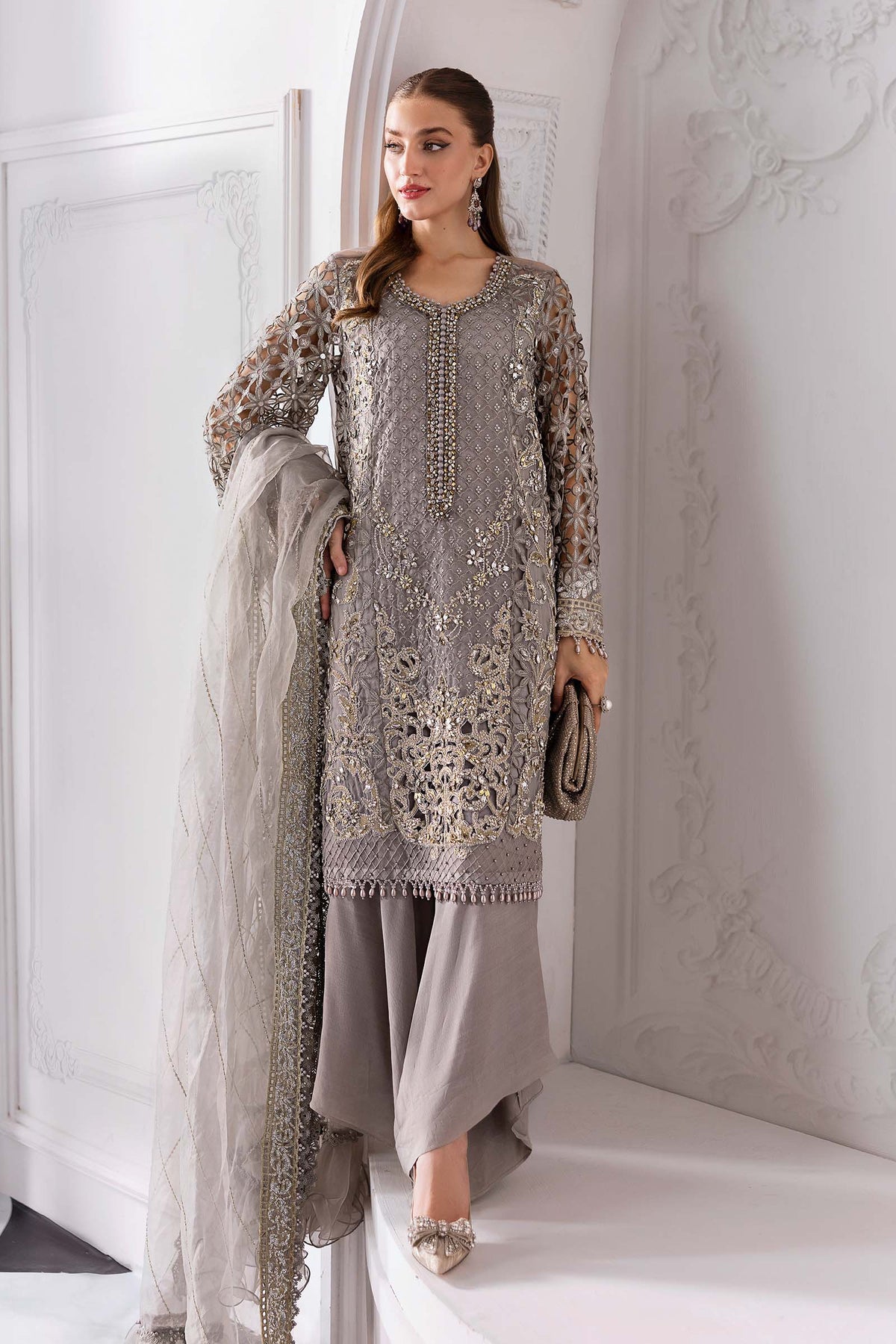 Maria B | Mbroidered 2025 | BD-3006 by Maria B - Designer Dress  - Type : Ladies Clothes - Available at Libayah - 100% Original 