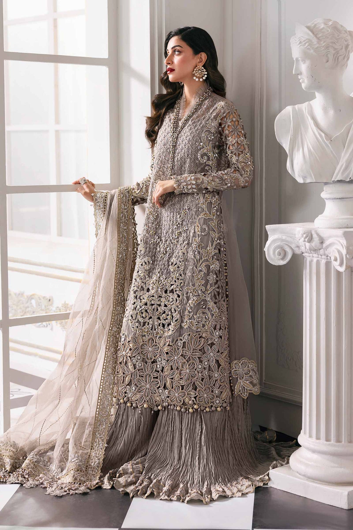Maria B | Mbroidered 2025 | BD-3006 by Maria B - Designer Dress  - Type : Ladies Clothes - Available at Libayah - 100% Original 