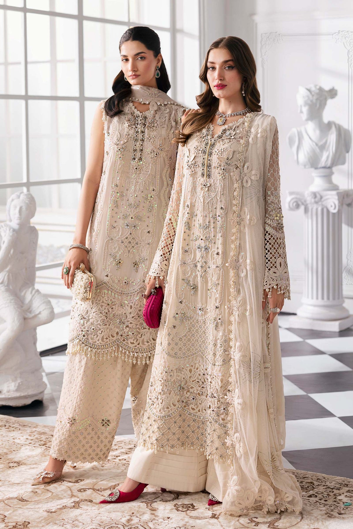 Maria B | Mbroidered 2025 | BD-3007 by Maria B - Designer Dress  - Type : Ladies Clothes - Available at Libayah - 100% Original 