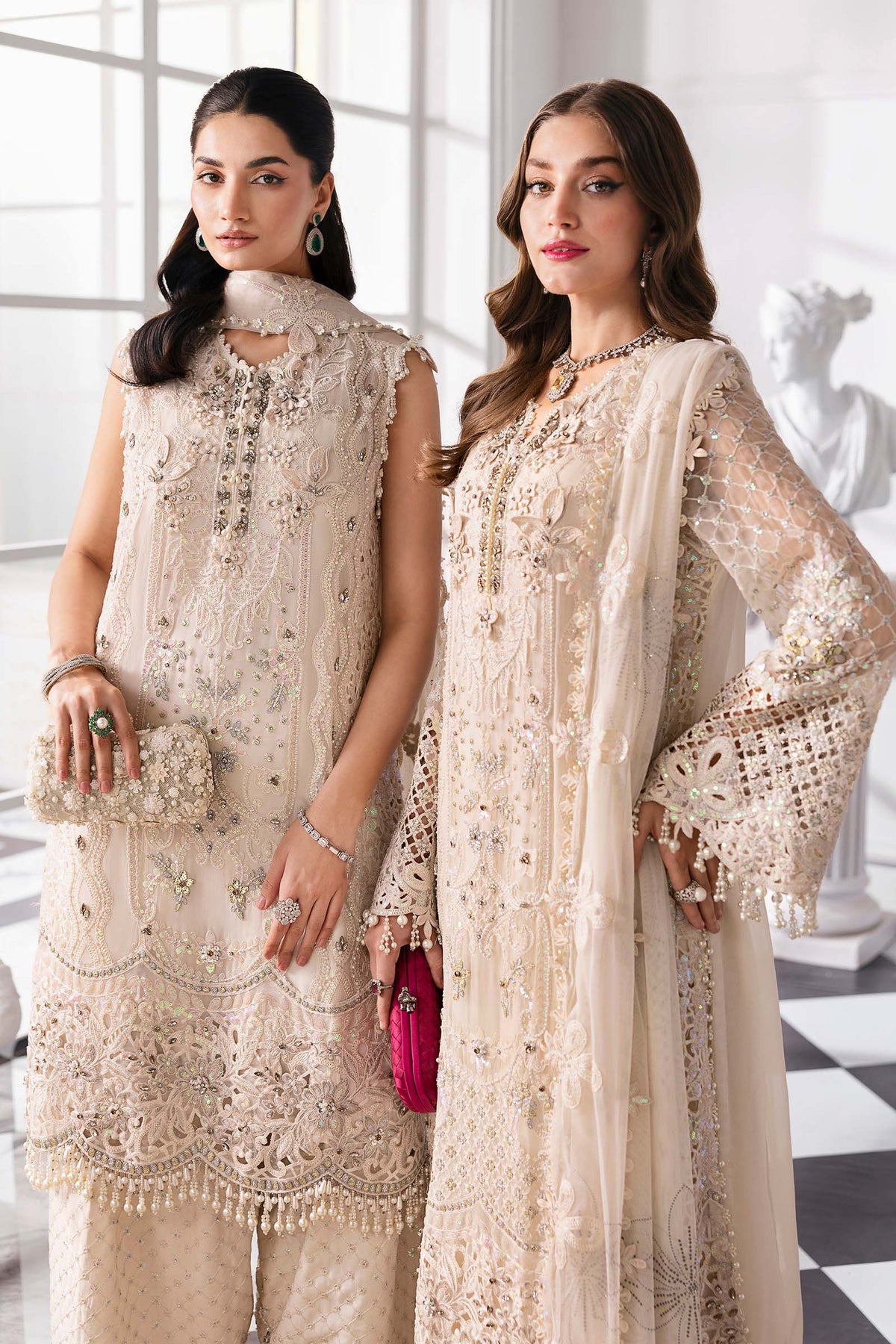 Maria B | Mbroidered 2025 | BD-3007 by Maria B - Designer Dress  - Type : Ladies Clothes - Available at Libayah - 100% Original 