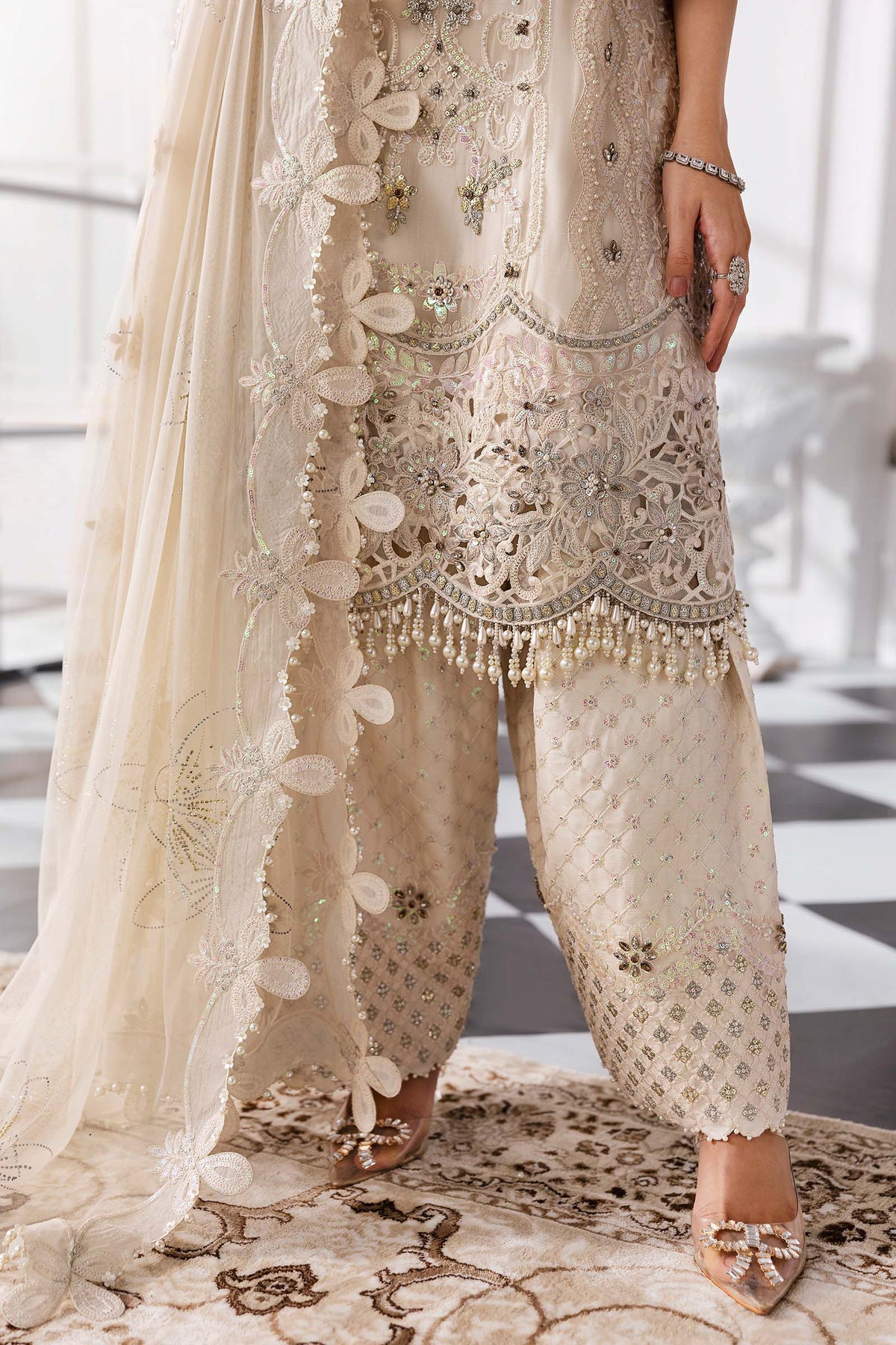 Maria B | Mbroidered 2025 | BD-3007 by Maria B - Designer Dress  - Type : Ladies Clothes - Available at Libayah - 100% Original 