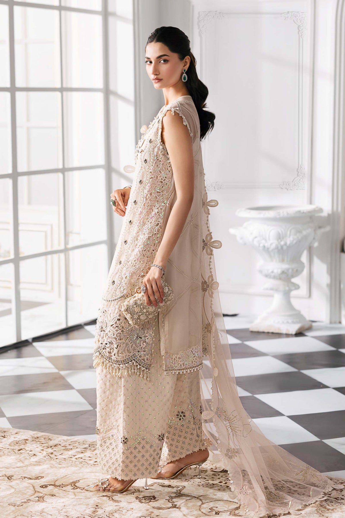 Maria B | Mbroidered 2025 | BD-3007 by Maria B - Designer Dress  - Type : Ladies Clothes - Available at Libayah - 100% Original 