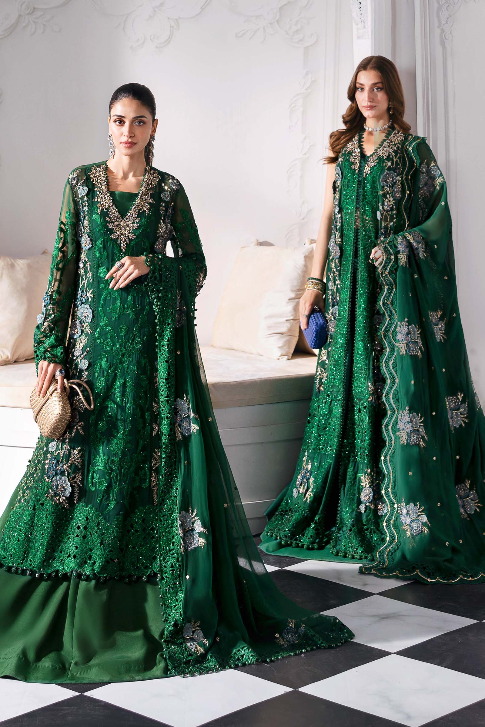 Maria B | Mbroidered 2025 | BD-3008 by Maria B - Designer Dress  - Type : Ladies Clothes - Available at Libayah - 100% Original 
