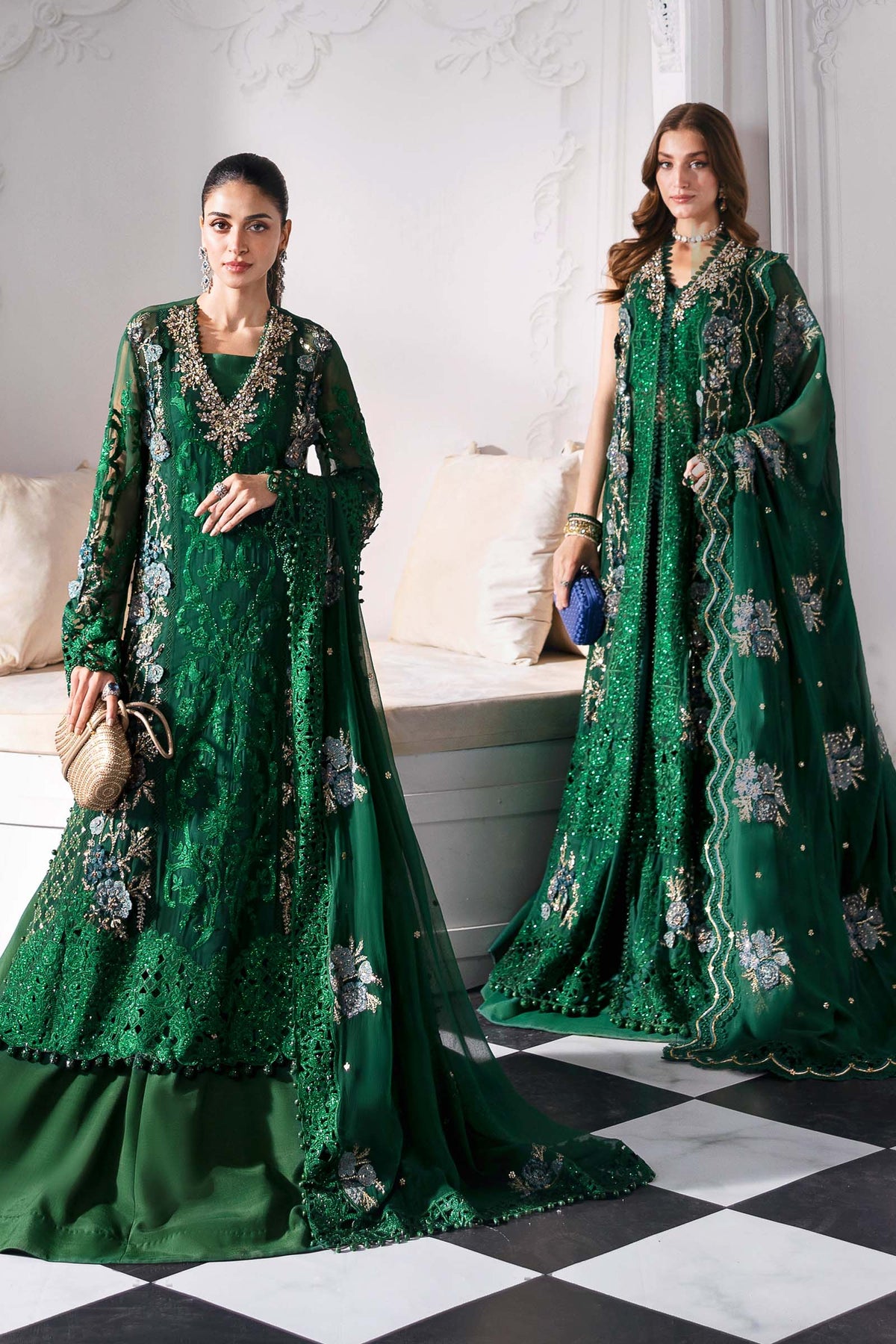 Maria B | Mbroidered 2025 | BD-3008 by Maria B - Designer Dress  - Type : Ladies Clothes - Available at Libayah - 100% Original 