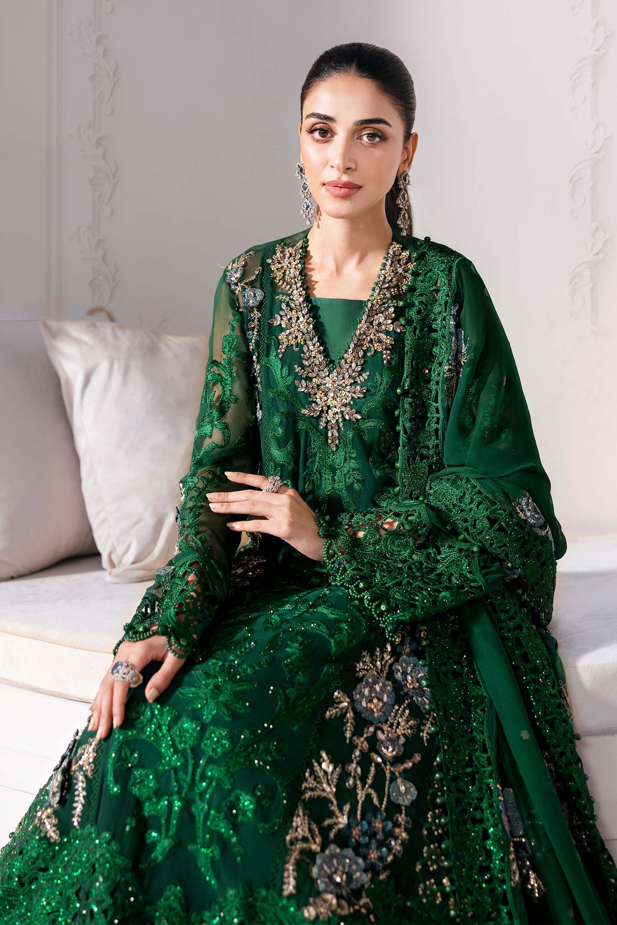 Maria B | Mbroidered 2025 | BD-3008 by Maria B - Designer Dress  - Type : Ladies Clothes - Available at Libayah - 100% Original 