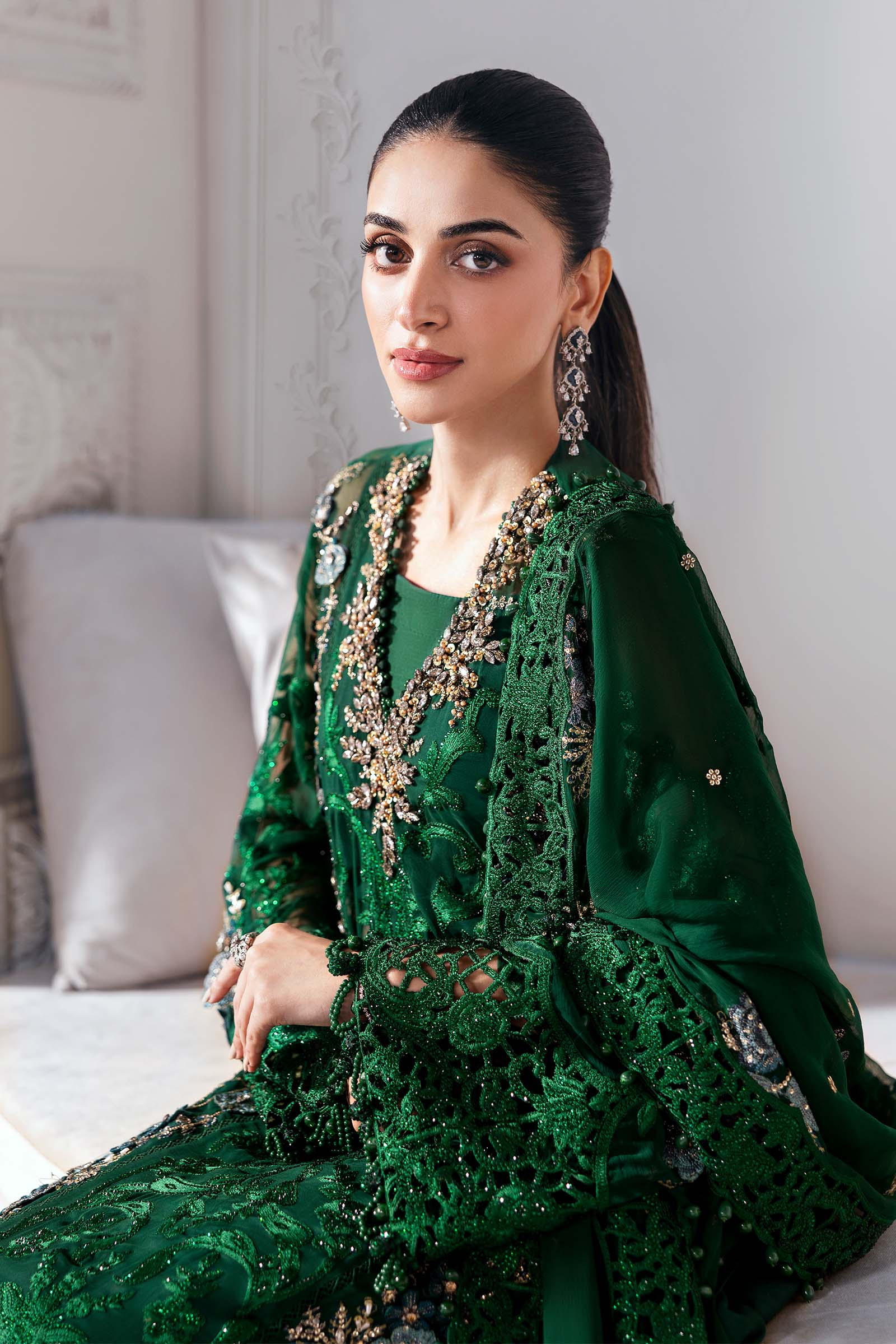 Maria B | Mbroidered 2025 | BD-3008 by Maria B - Designer Dress  - Type : Ladies Clothes - Available at Libayah - 100% Original 