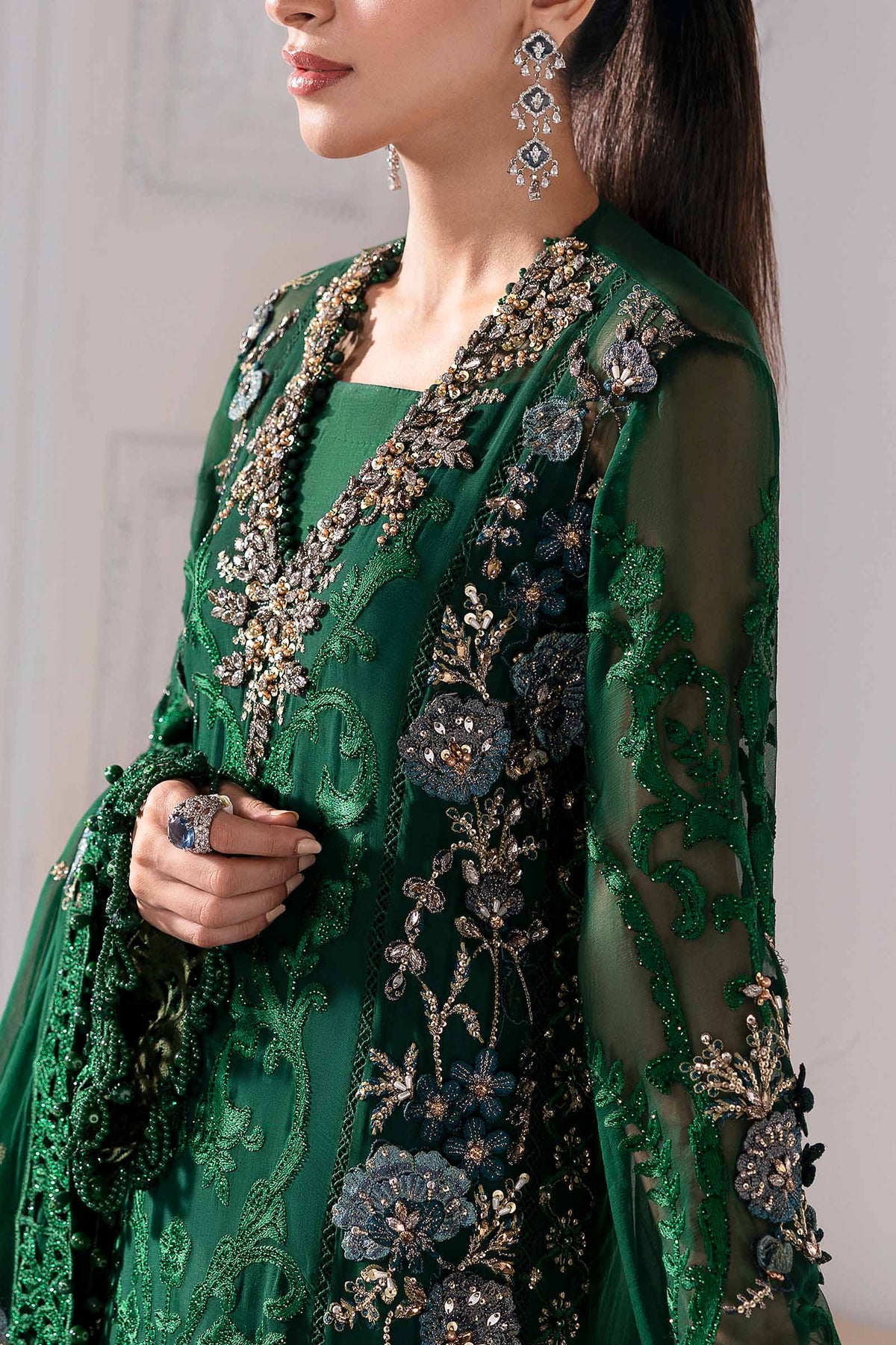 Maria B | Mbroidered 2025 | BD-3008 by Maria B - Designer Dress  - Type : Ladies Clothes - Available at Libayah - 100% Original 