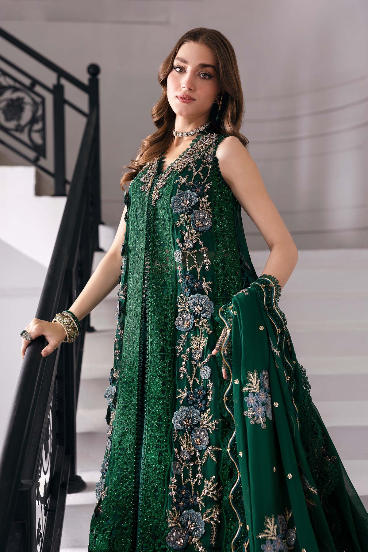 Maria B | Mbroidered 2025 | BD-3008 by Maria B - Designer Dress  - Type : Ladies Clothes - Available at Libayah - 100% Original 
