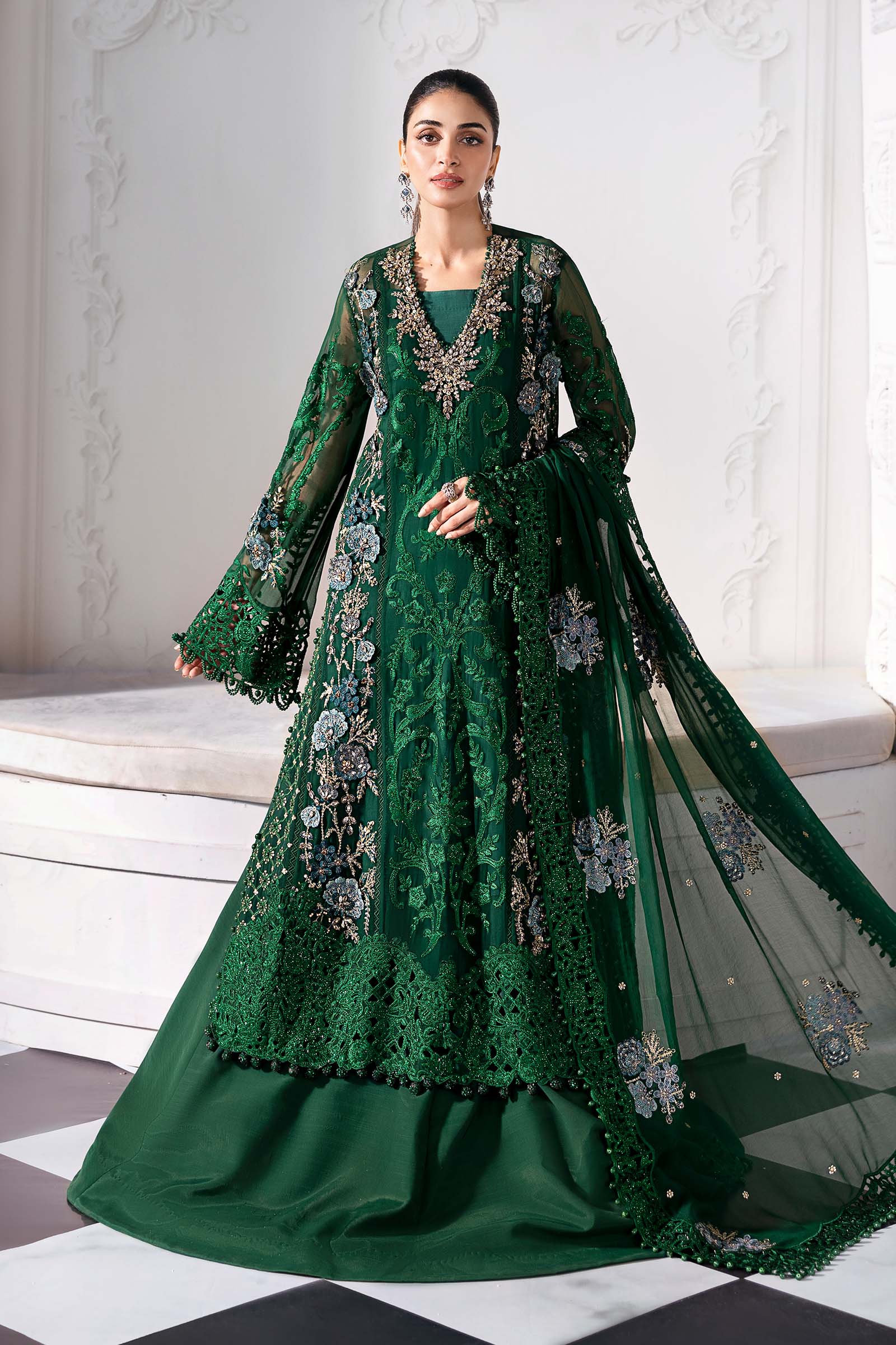 Maria B | Mbroidered 2025 | BD-3008 by Maria B - Designer Dress  - Type : Ladies Clothes - Available at Libayah - 100% Original 