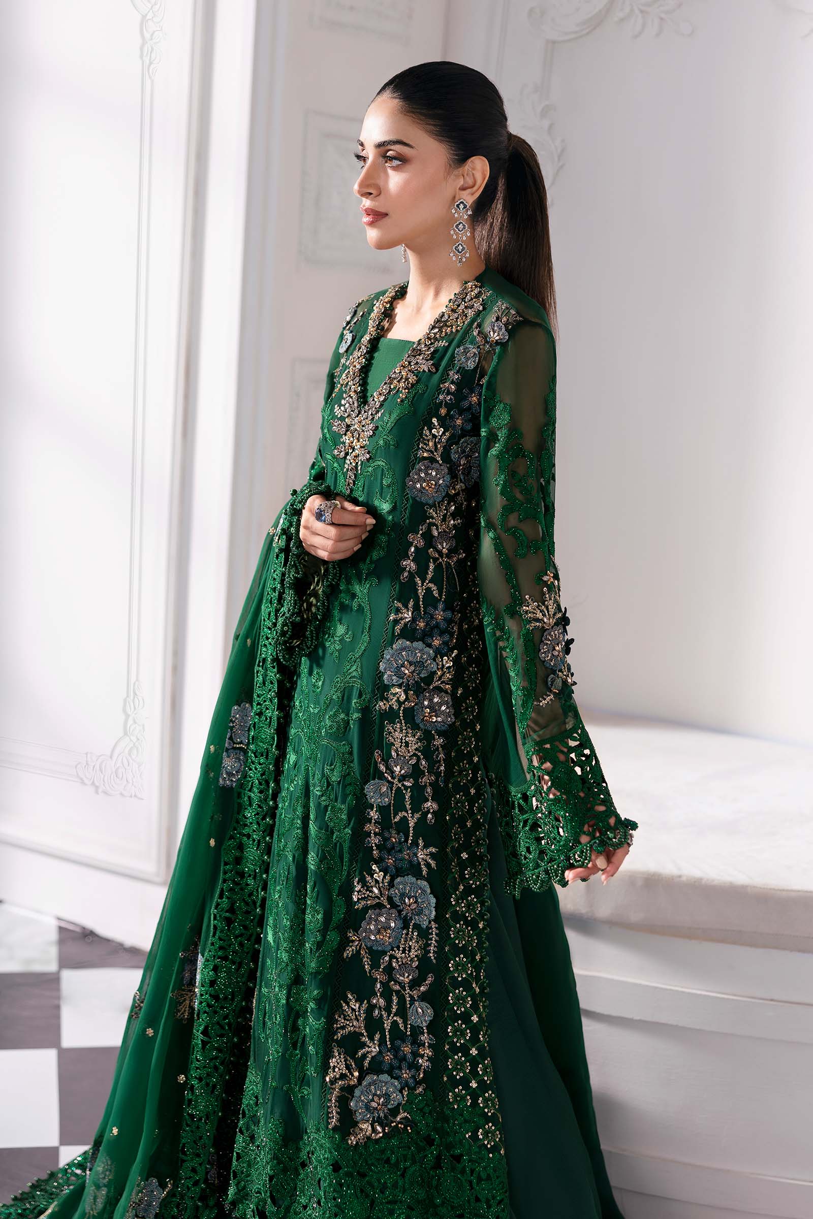 Maria B | Mbroidered 2025 | BD-3008 by Maria B - Designer Dress  - Type : Ladies Clothes - Available at Libayah - 100% Original 