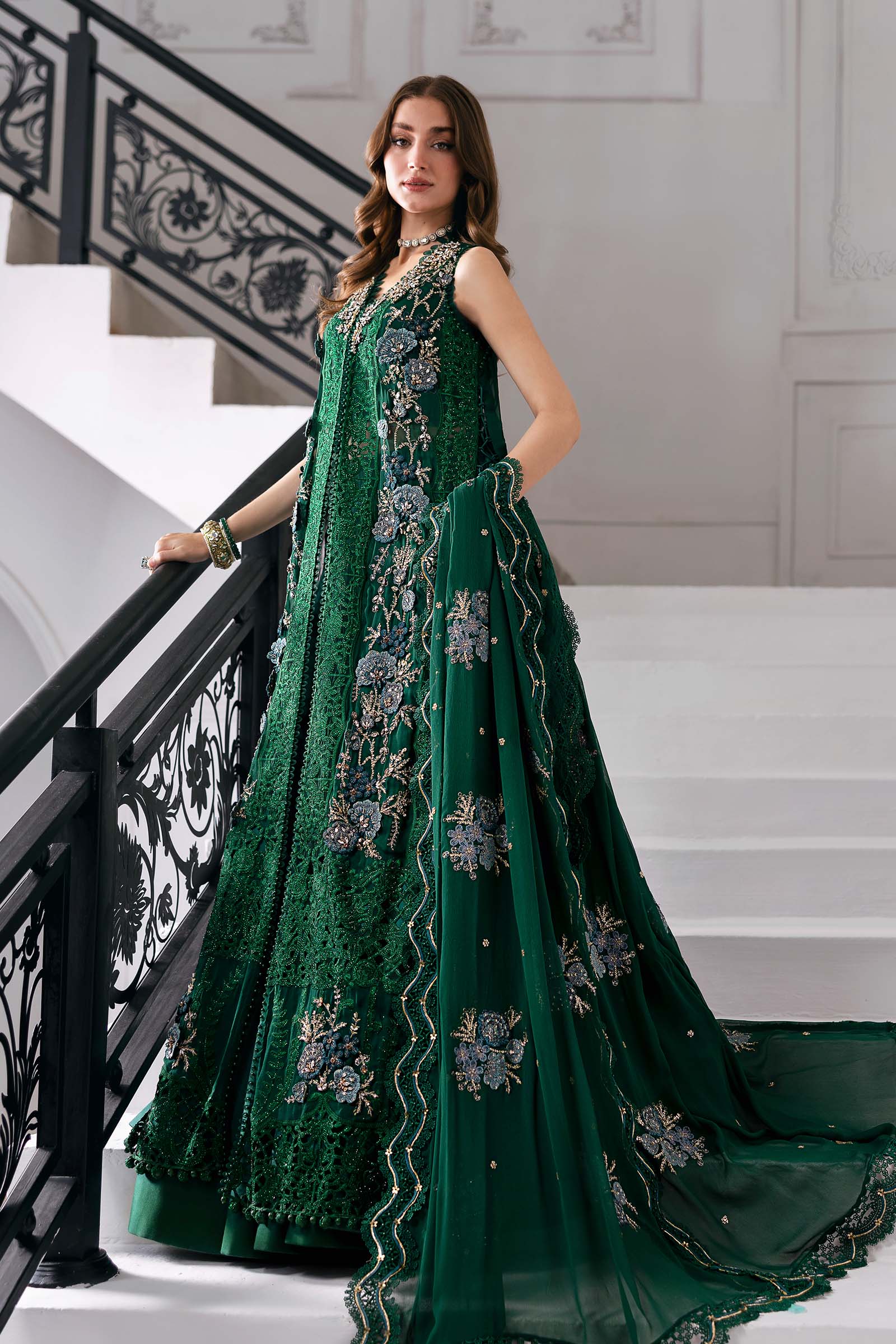 Maria B | Mbroidered 2025 | BD-3008 by Maria B - Designer Dress  - Type : Ladies Clothes - Available at Libayah - 100% Original 