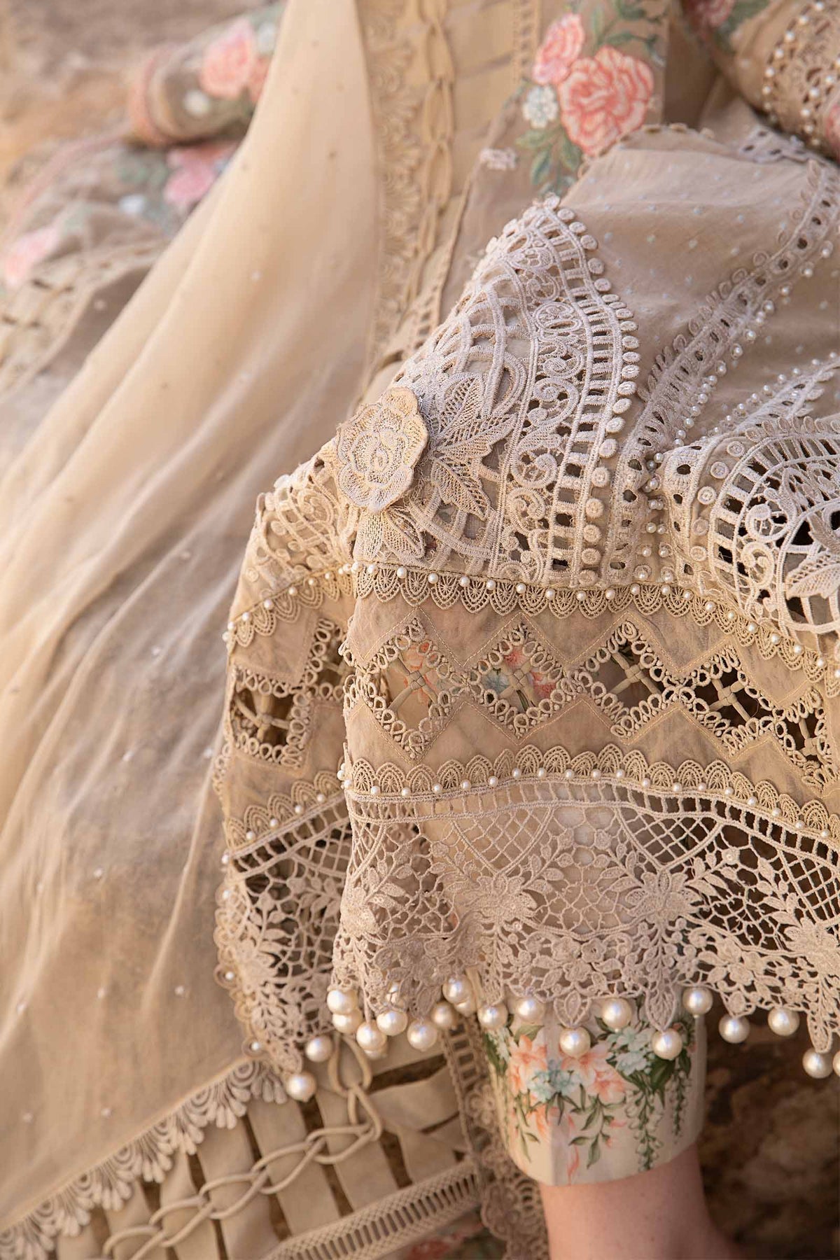 Maria B | Voyage a' Luxe Lawn | D-2410-A by Maria B - Designer Dress  - Type : Ladies Clothes - Available at Libayah - 100% Original 