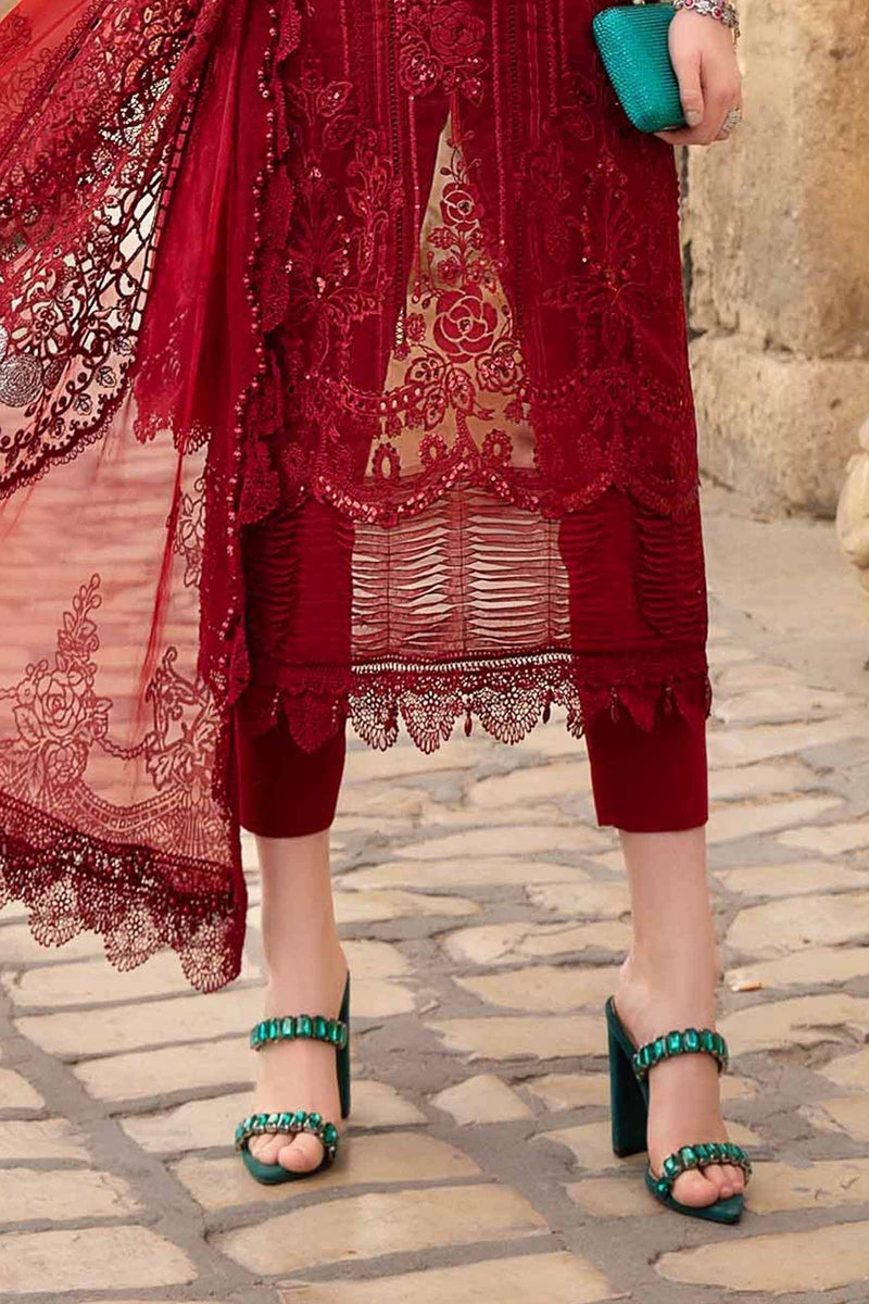 Maria B | Voyage a' Luxe Lawn | D-2401-B by Maria B - Designer Dress  - Type : Ladies Clothes - Available at Libayah - 100% Original 