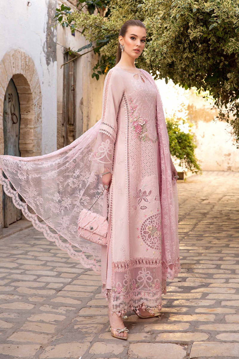 Maria B | Voyage a' Luxe Lawn | D-2411-A by Maria B - Designer Dress  - Type : Ladies Clothes - Available at Libayah - 100% Original 