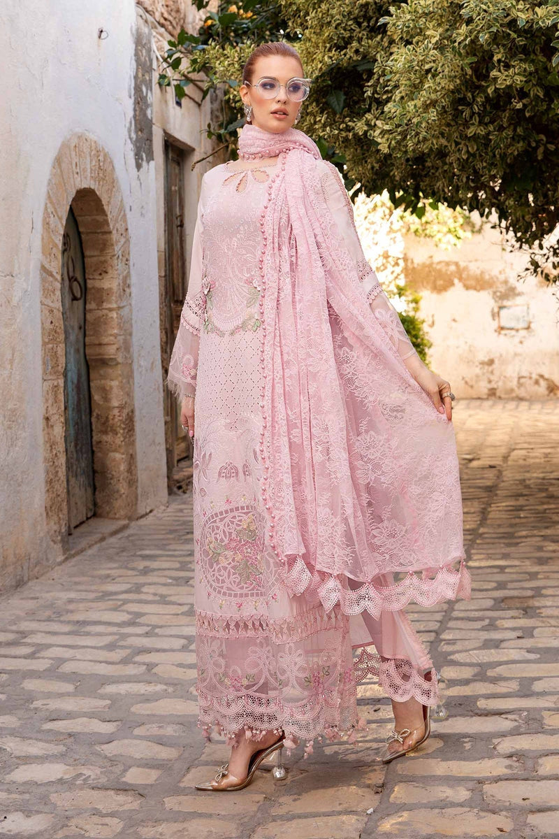 Maria B | Voyage a' Luxe Lawn | D-2411-A by Maria B - Designer Dress  - Type : Ladies Clothes - Available at Libayah - 100% Original 