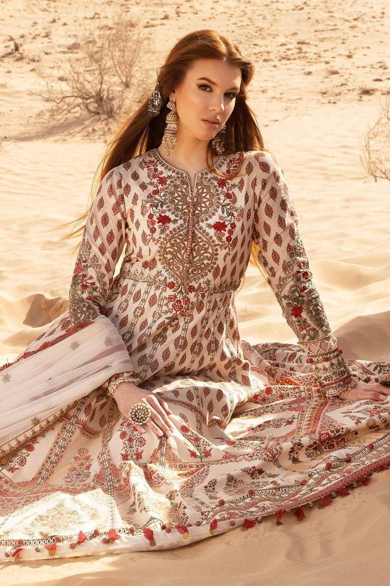 Maria B | Voyage a' Luxe Lawn | D-2413-A by Maria B - Designer Dress  - Type : Ladies Clothes - Available at Libayah - 100% Original 