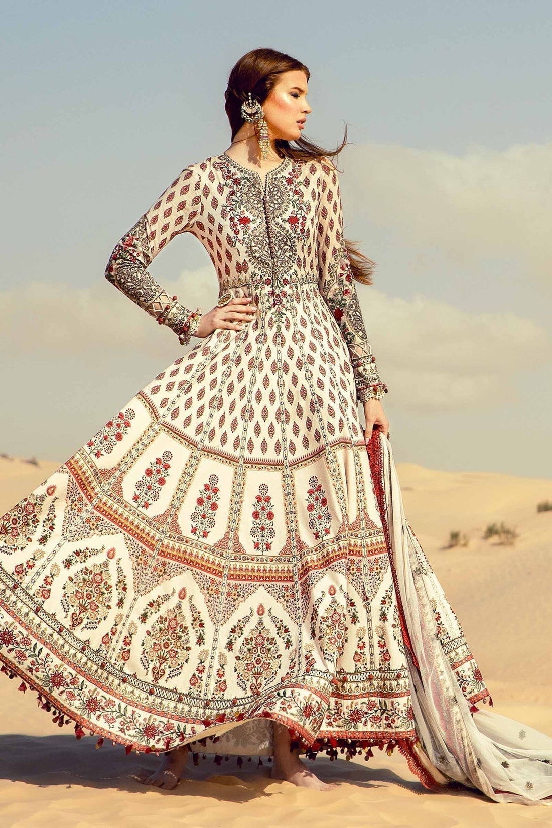 Maria B | Voyage a' Luxe Lawn | D-2413-A by Maria B - Designer Dress  - Type : Ladies Clothes - Available at Libayah - 100% Original 