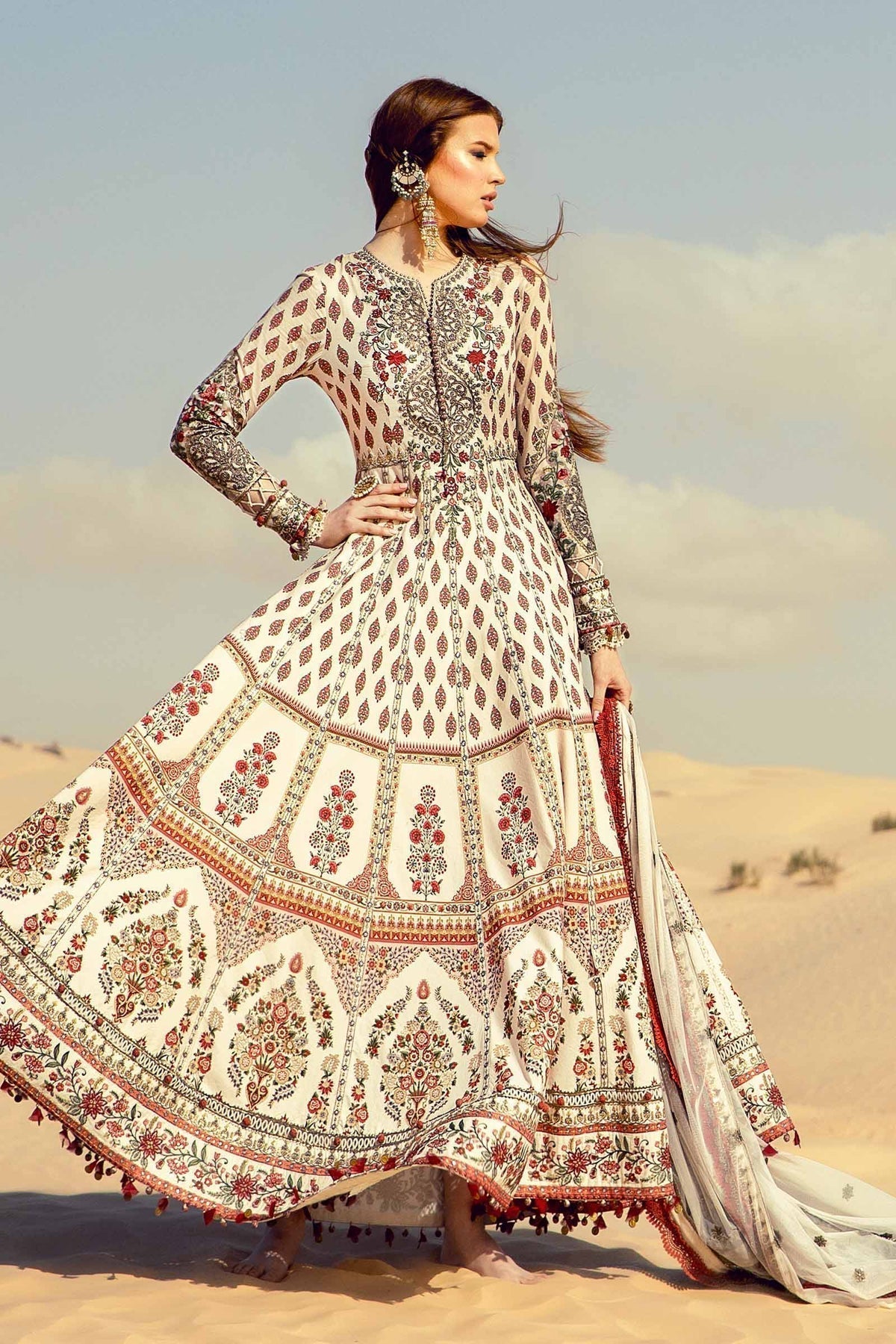 Maria B | Voyage a' Luxe Lawn | D-2413-A by Maria B - Designer Dress  - Type : Ladies Clothes - Available at Libayah - 100% Original 