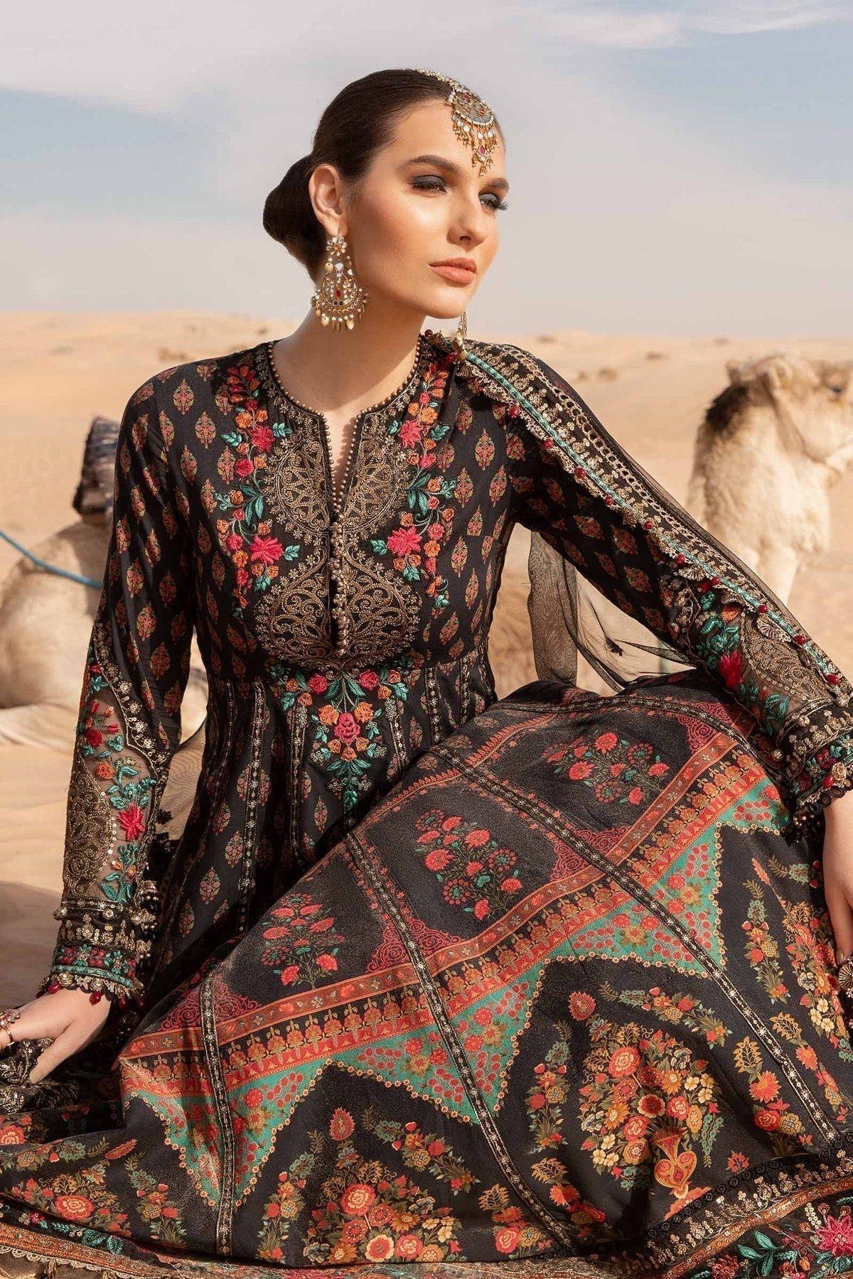 Maria B | Voyage a' Luxe Lawn | D-2413-B by Maria B - Designer Dress  - Type : Ladies Clothes - Available at Libayah - 100% Original 