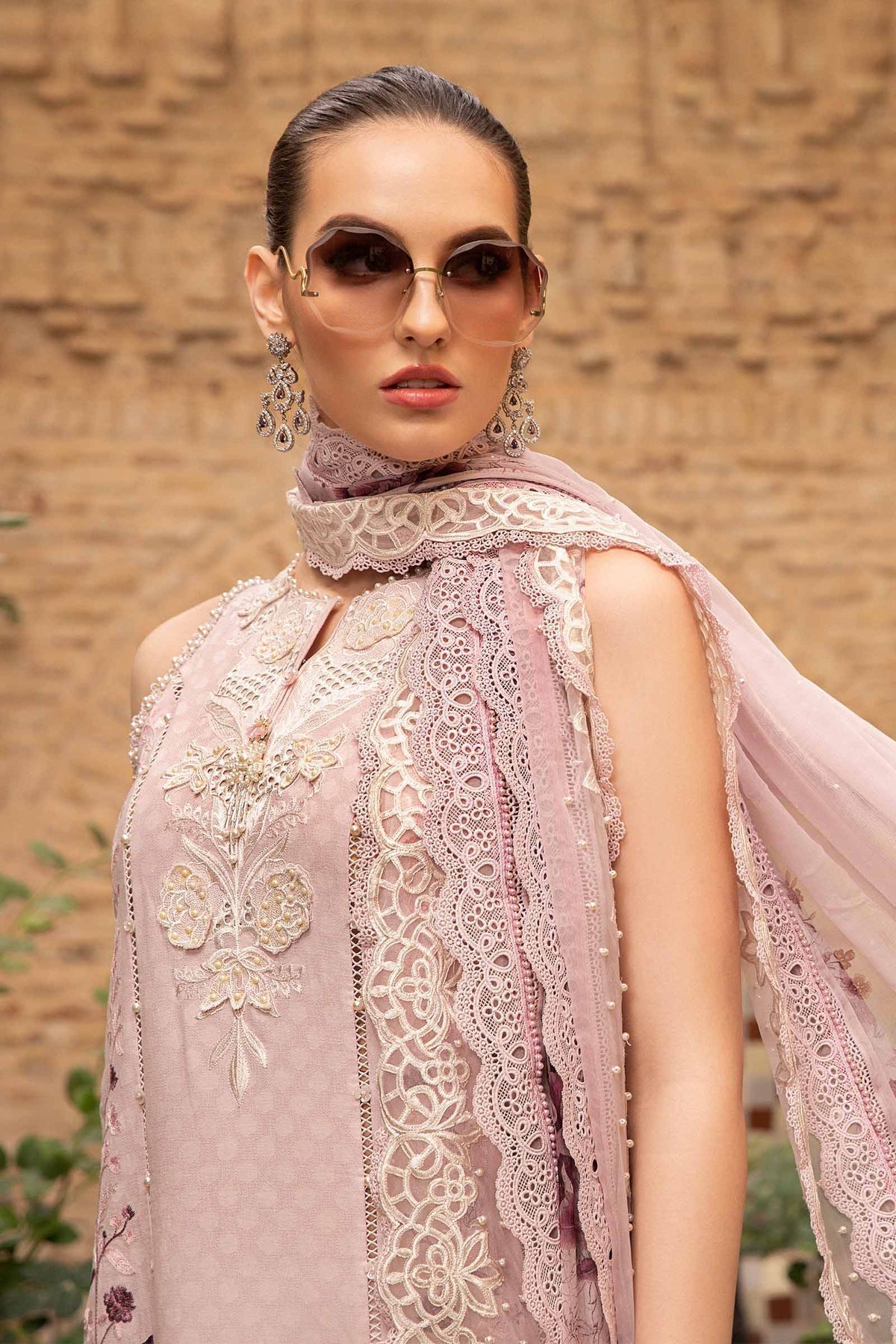 Maria B | Voyage a' Luxe Lawn | D-2414-A by Maria B - Designer Dress  - Type : Ladies Clothes - Available at Libayah - 100% Original 