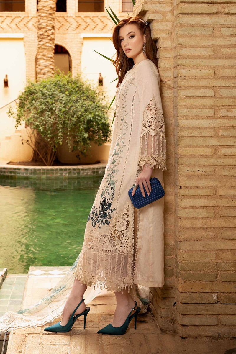 Maria B | Voyage a' Luxe Lawn | D-2414-B by Maria B - Designer Dress  - Type : Ladies Clothes - Available at Libayah - 100% Original 