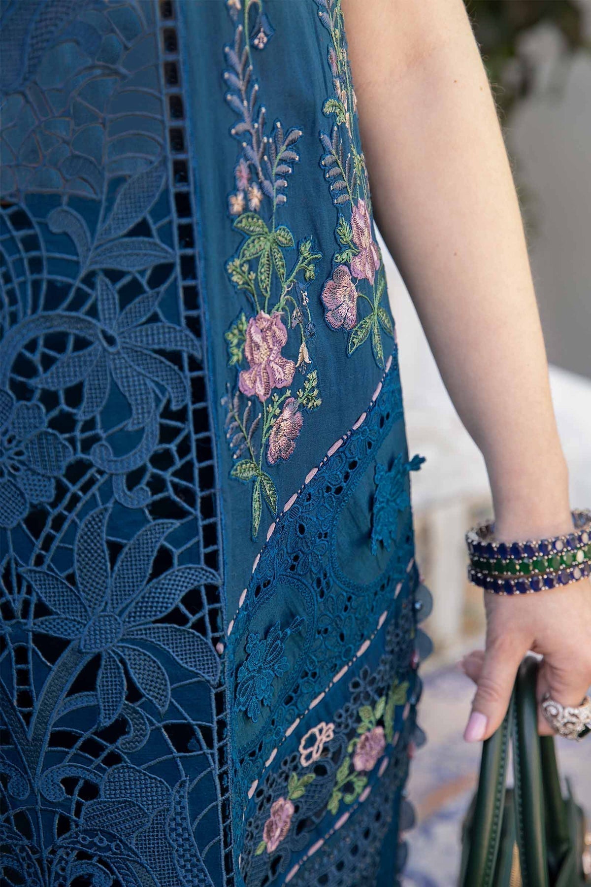 Maria B | Voyage a' Luxe Lawn | D-2415-A by Maria B - Designer Dress  - Type : Ladies Clothes - Available at Libayah - 100% Original 